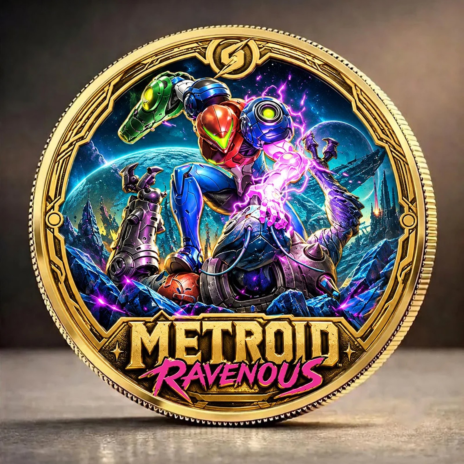 Metroid Ravenous Commemorative Coin - Coin Collection