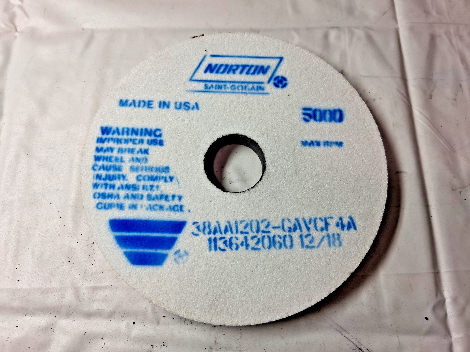 Norton Surface Grinding Wheel 120 Grit 66253282063
