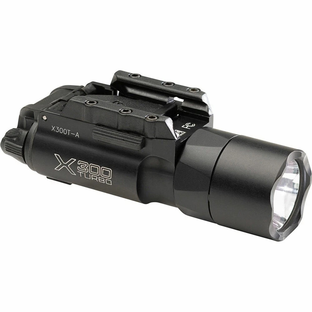 Surefire X300T Turbo Weaponlight Latch Rail Mount Black X300T-A