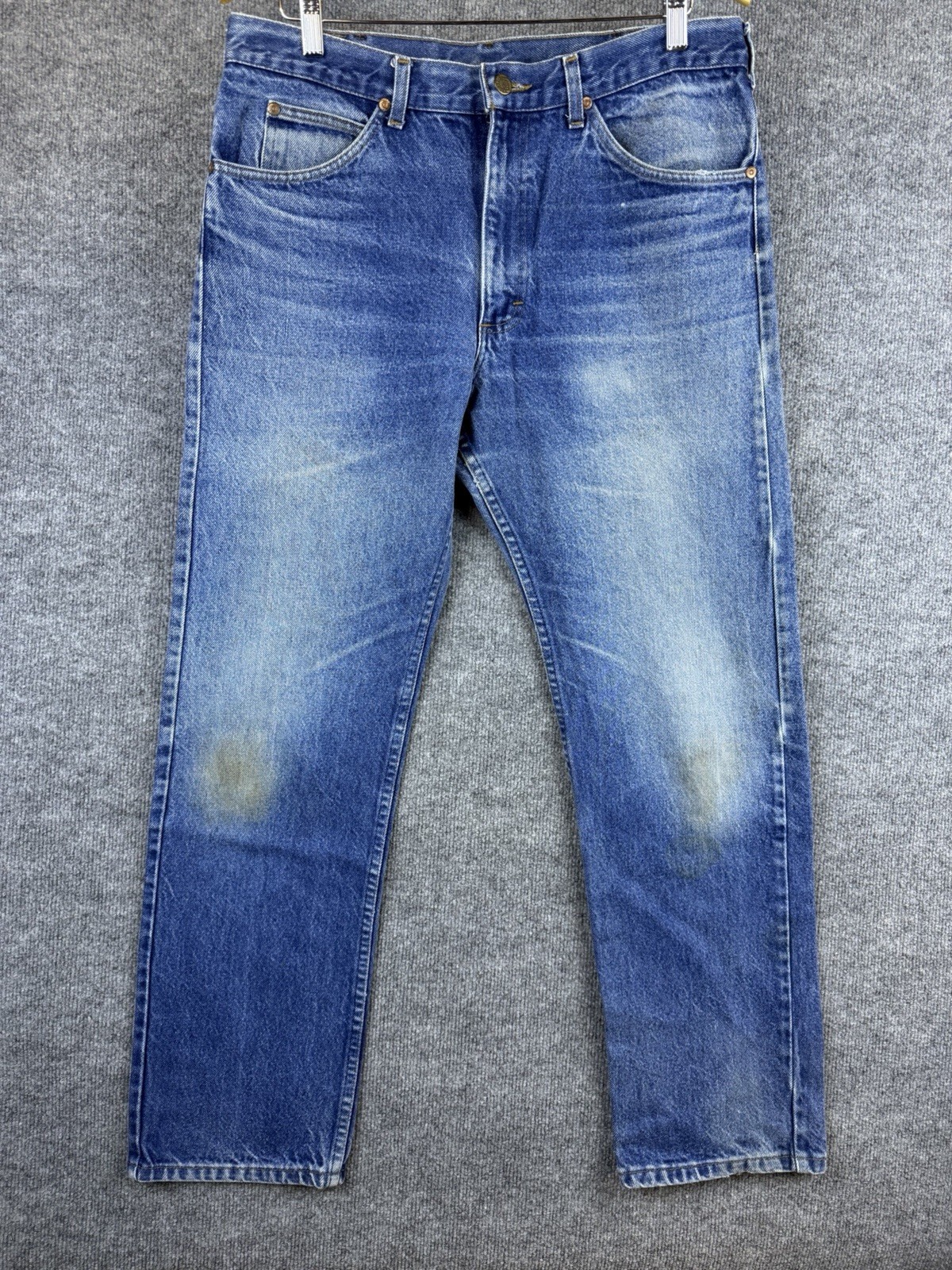 Lee Riders Jeans Mens 36x32 Blue Vintage Straight Leg Made in USA Denim 0397 Lee Riders Jeans Mens 36x32 Blue Vintage Straight Leg Made in USA Denim 0397