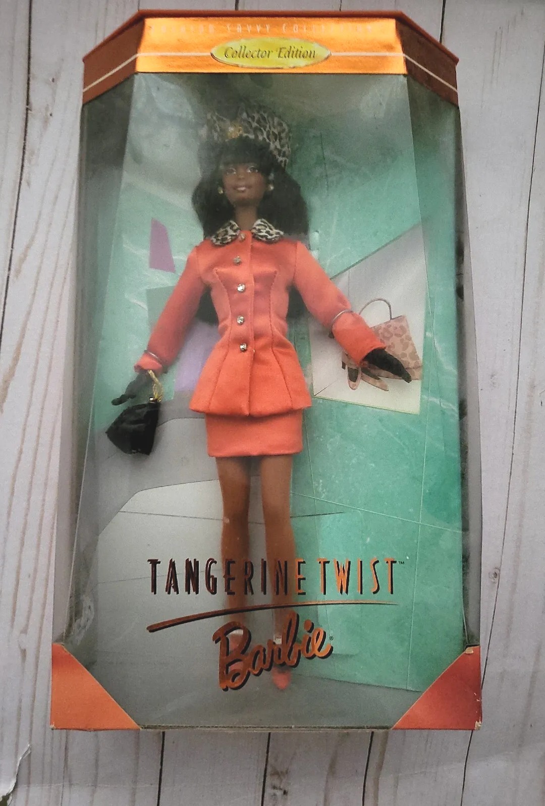 Tangerine Twist Black Barbie Doll Fashion Savvy Collection Collector 17860 NOS