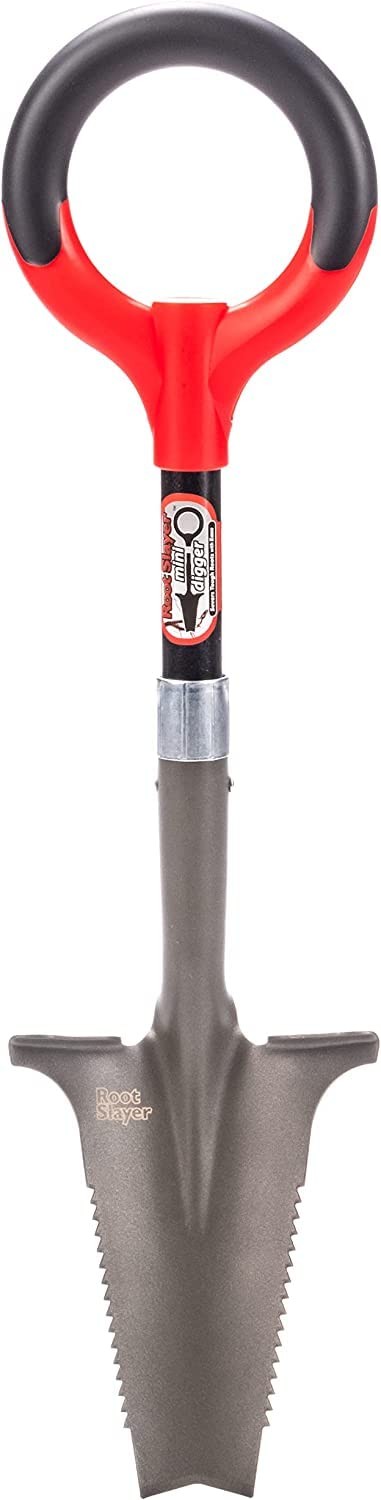 Root Slayer Mini Digger Lightweight Shovel Versatile Garden Tool Durable Red Root Slayer Mini Digger Lightweight Shovel Versatile Garden Tool Durable Red