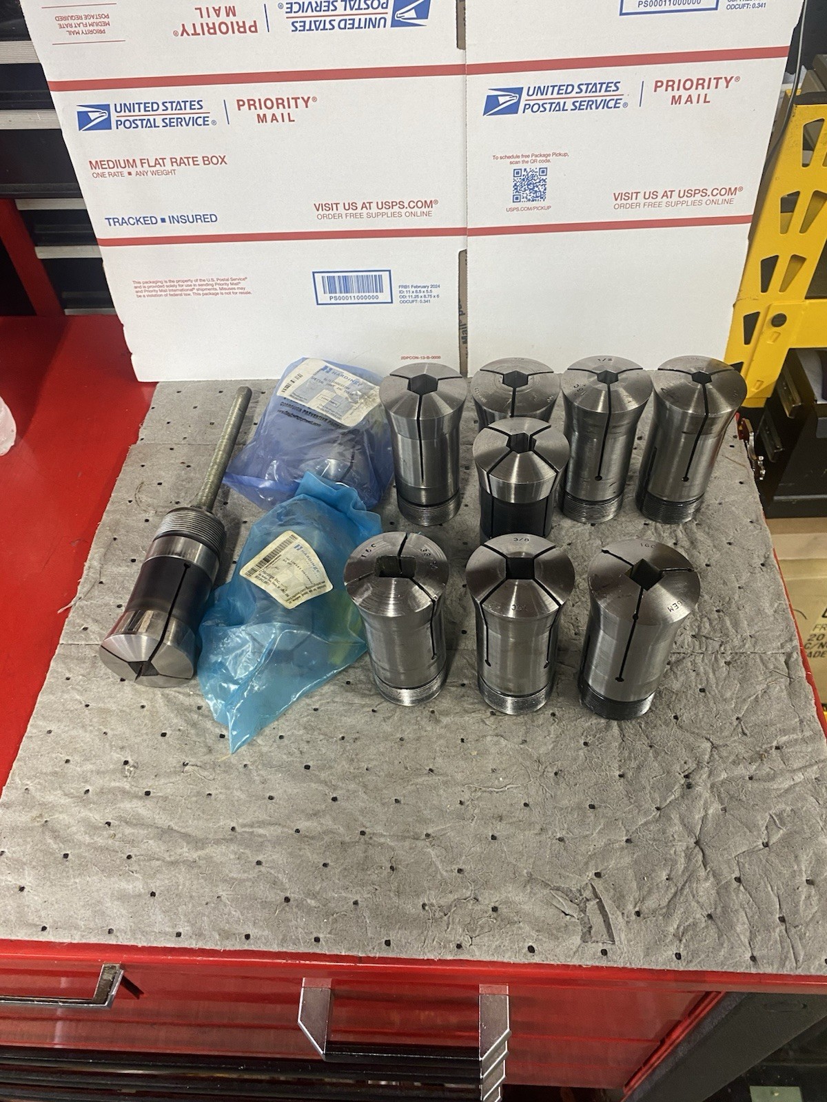 HARDNGE / LYNDEX 16C HEX COLLET TAKE YOUR PICK ALL INTERNAL/EXTERNAL THREADS  HARDNGE / LYNDEX 16C HEX COLLET TAKE YOUR PICK ALL INTERNAL/EXTERNAL THREADS 