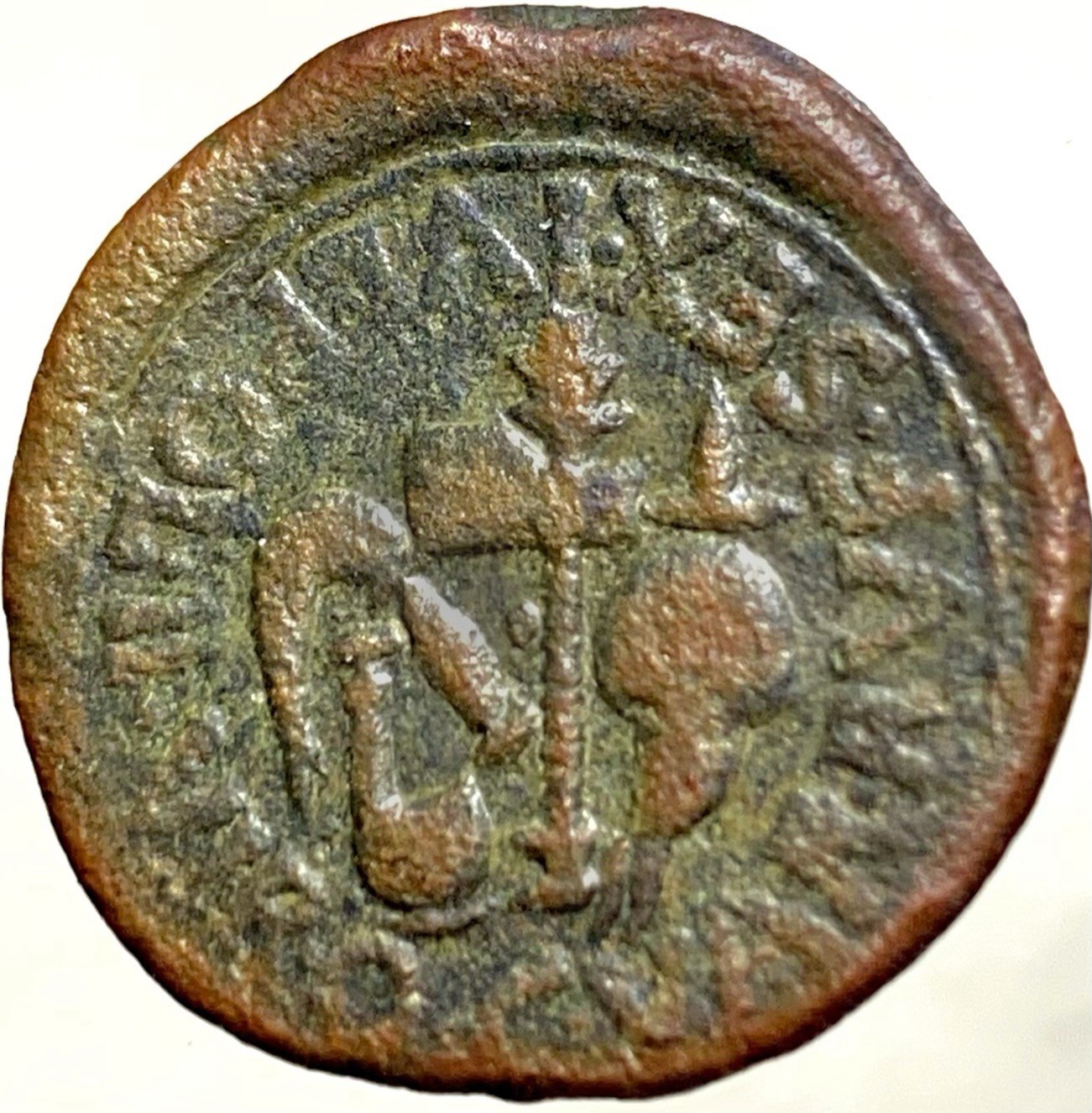 New Carthage Emperor Augustus 27BC-14AD Coin Genuine Carthago Nova Scarce Type