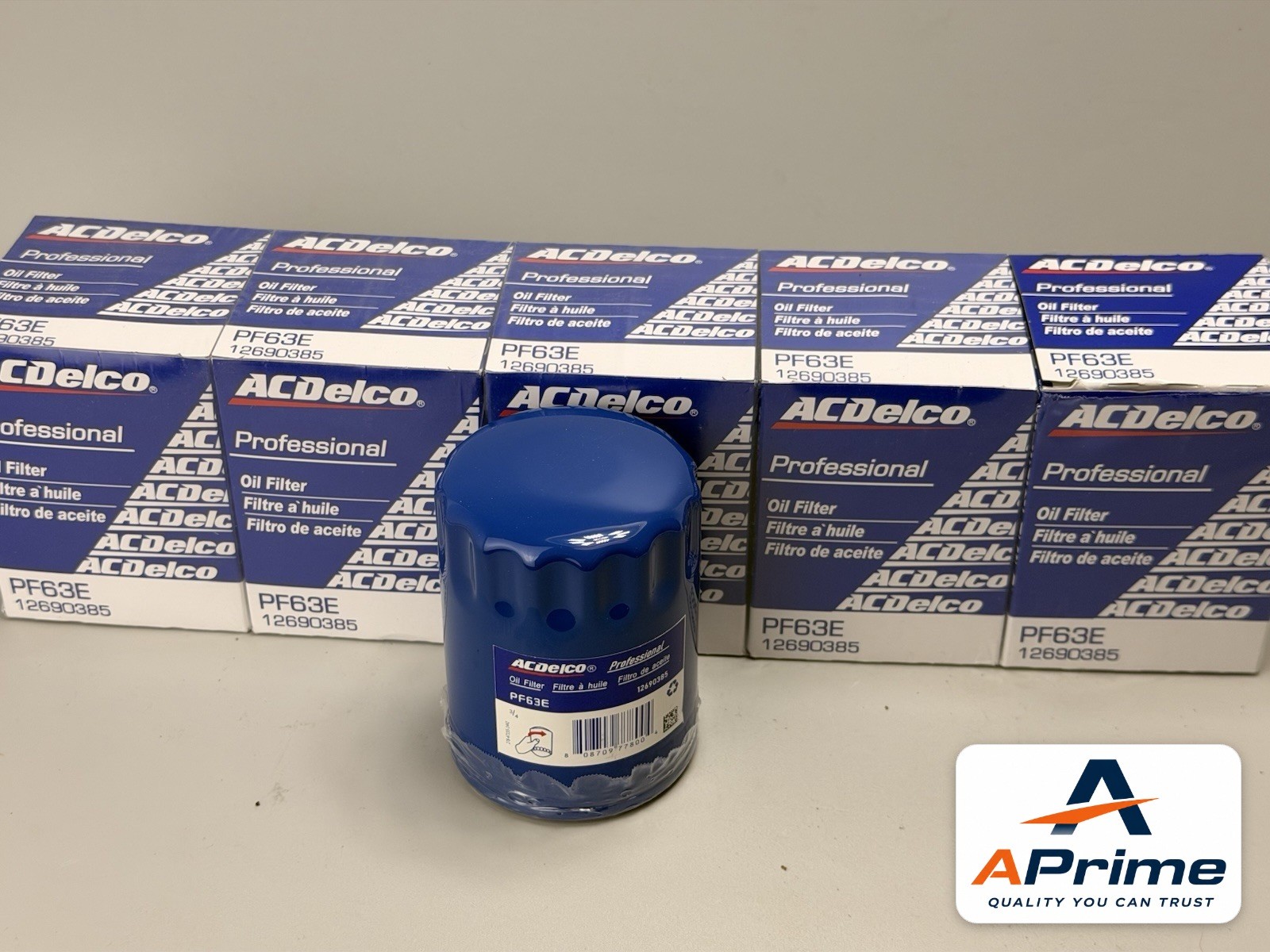 Engine Oil Filter AC Delco PF63E PF63F BULK 5 pcs.  PER CASE OEM