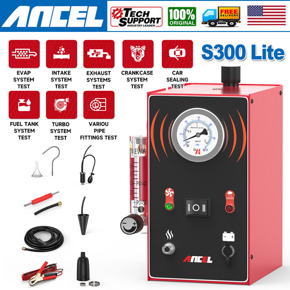 Ancel S300 Automotive EVAP Smoke Leak Detector Machine Vacuum Diagnostic Tester