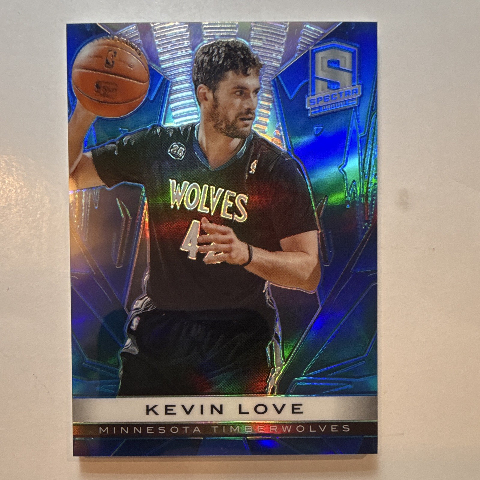 Panini 2013-14 Spectra Kevin Love Timberwolves #57 Blue Parallel 57/65