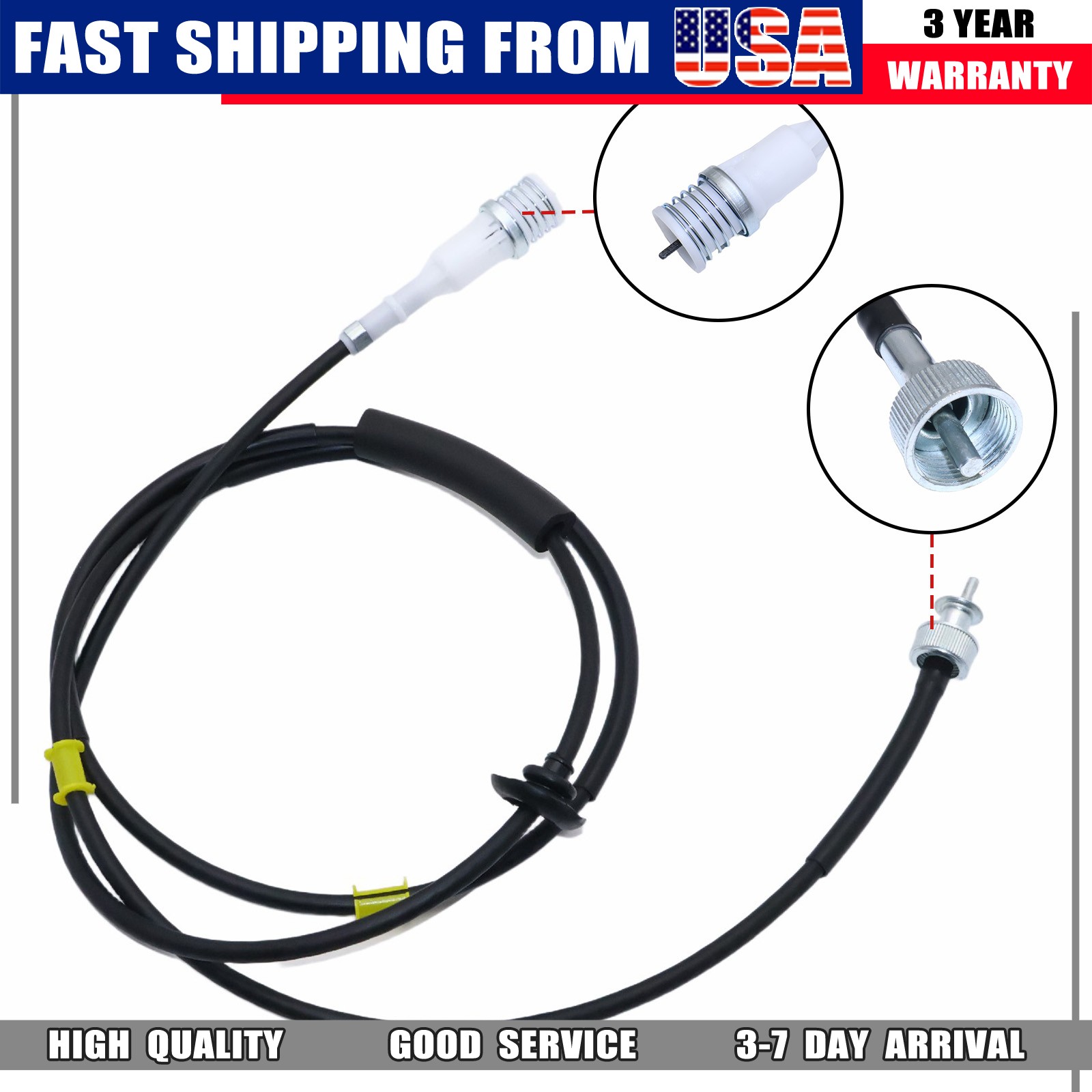 New for 1995-1998 Toyota Tacoma Speedometer Drive Cable Assembly 83710-35150