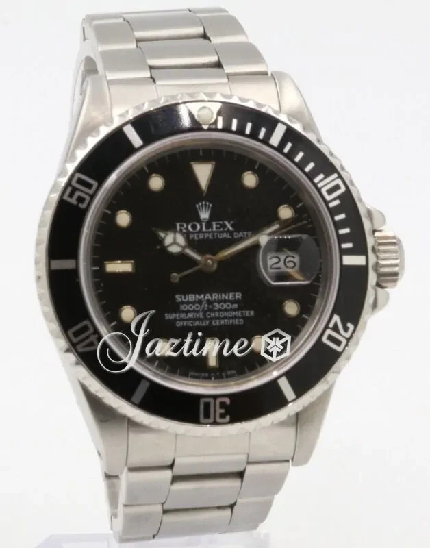 Rolex Submariner Steel 40mm Black Oyster 16800 - PRE-OWNED