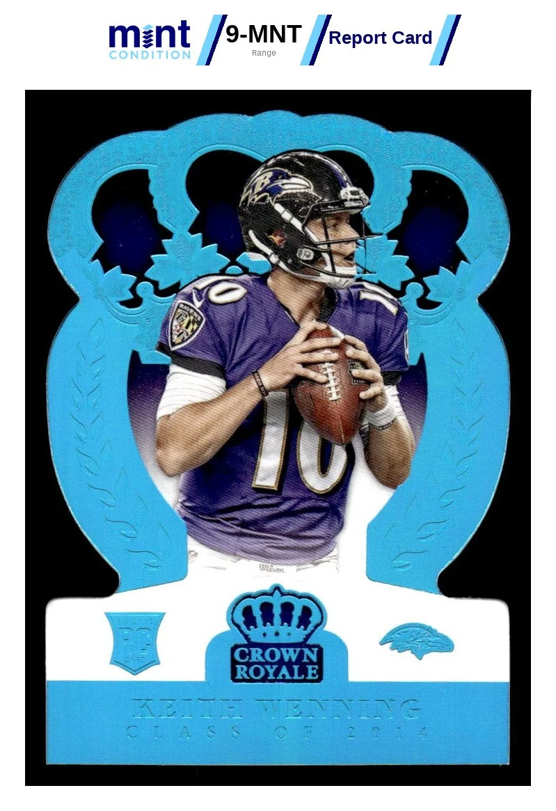 2014 CROWN ROYALE KEITH WENNING 103 RC BLUE HOLOFOIL 106/199 RAVENS MCG 10 2014 CROWN ROYALE KEITH WENNING 103 RC BLUE HOLOFOIL 106/199 RAVENS MCG 10