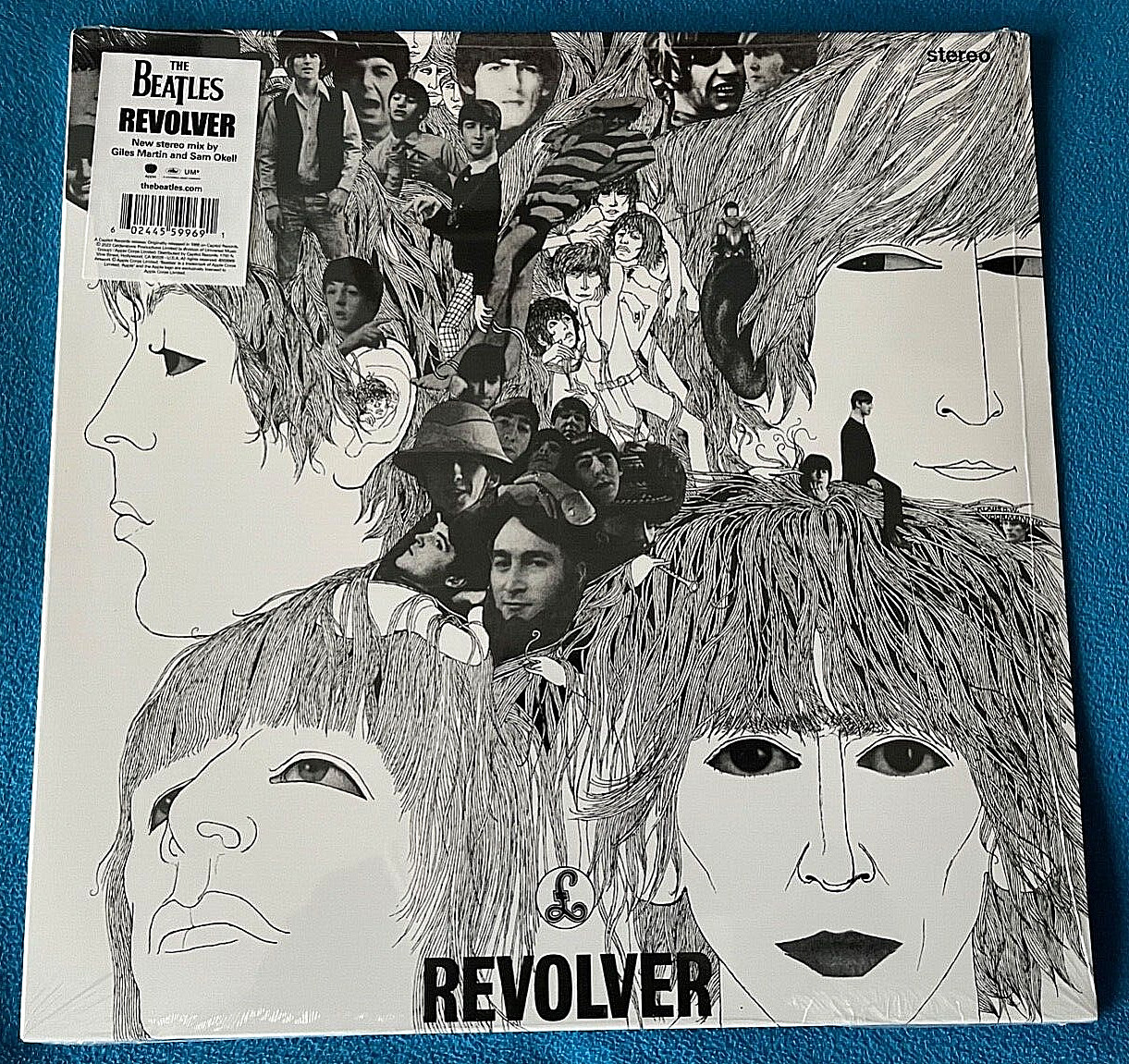 The Beatles Revolver LP Vinyl Record New 2022 Stereo Mix Giles Remastered Lennon