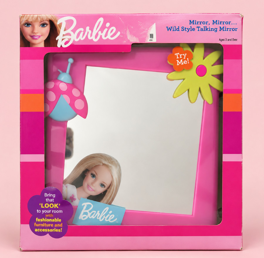 Vintage 2002 Barbie Mirror Mirror Wild Style Talking Mirror Tested Working Boxed Vintage 2002 Barbie Mirror Mirror Wild Style Talking Mirror Tested Working Boxed