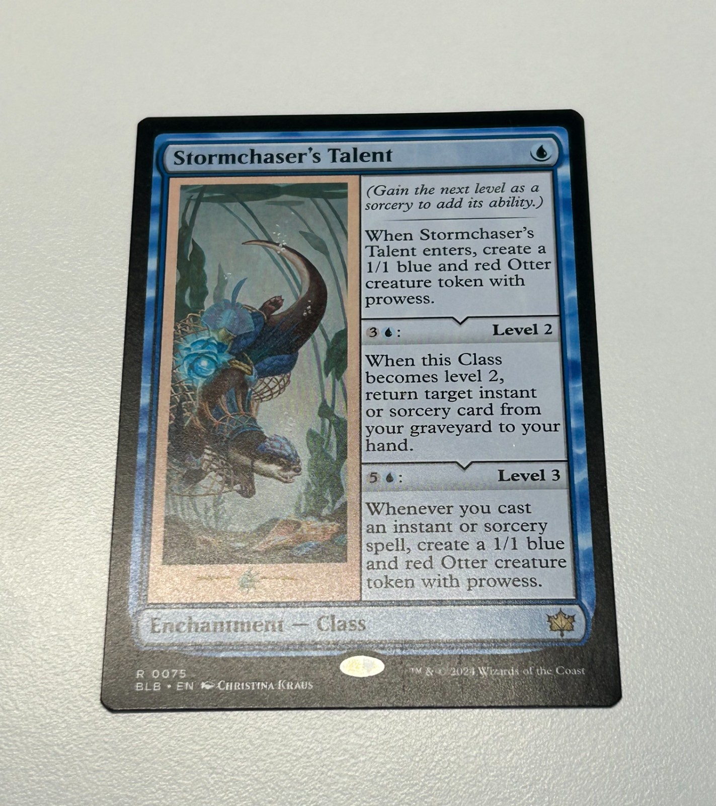 1x Stormchaser\'s Talent NM Bloomburrow BLB Magic the Gathering MTG 1x Stormchaser\'s Talent NM Bloomburrow BLB Magic the Gathering MTG
