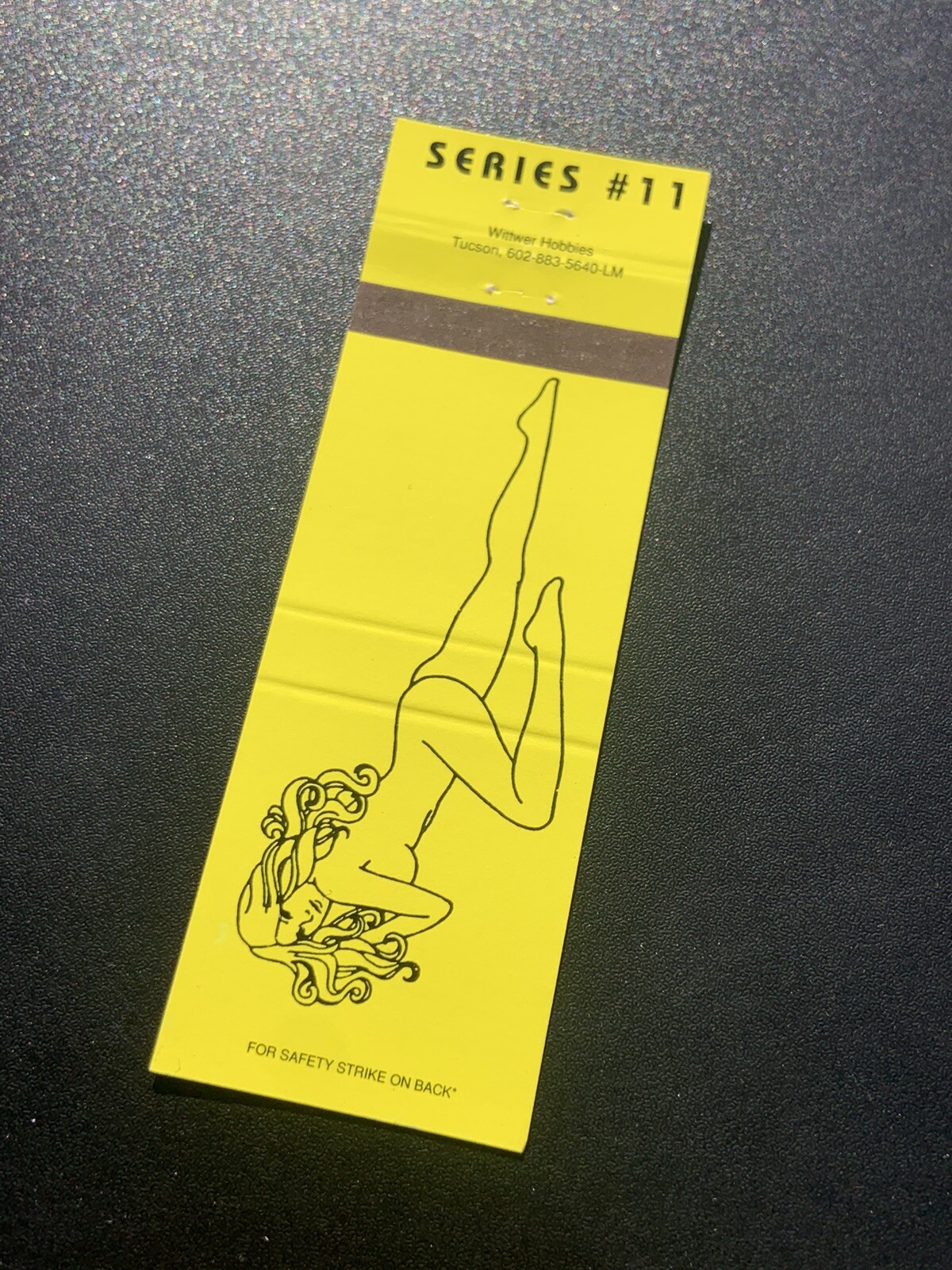 Matchbook Cover - Full Length Girlie Matchbook Cover - Full Length Girlie