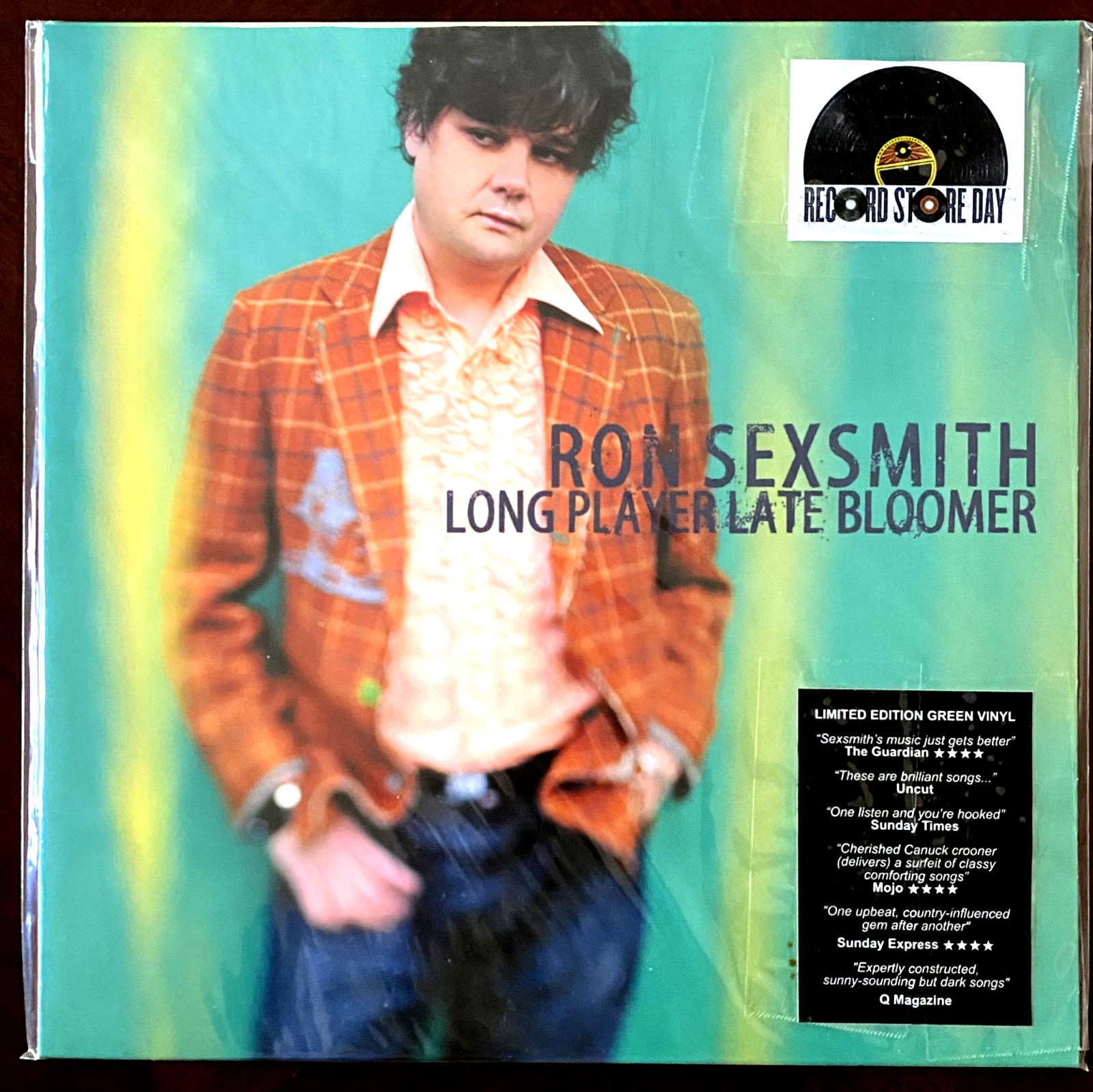Ron Sexsmith Long Player Late Bloomer Limited Edition RSD Green Vinyl MINT
