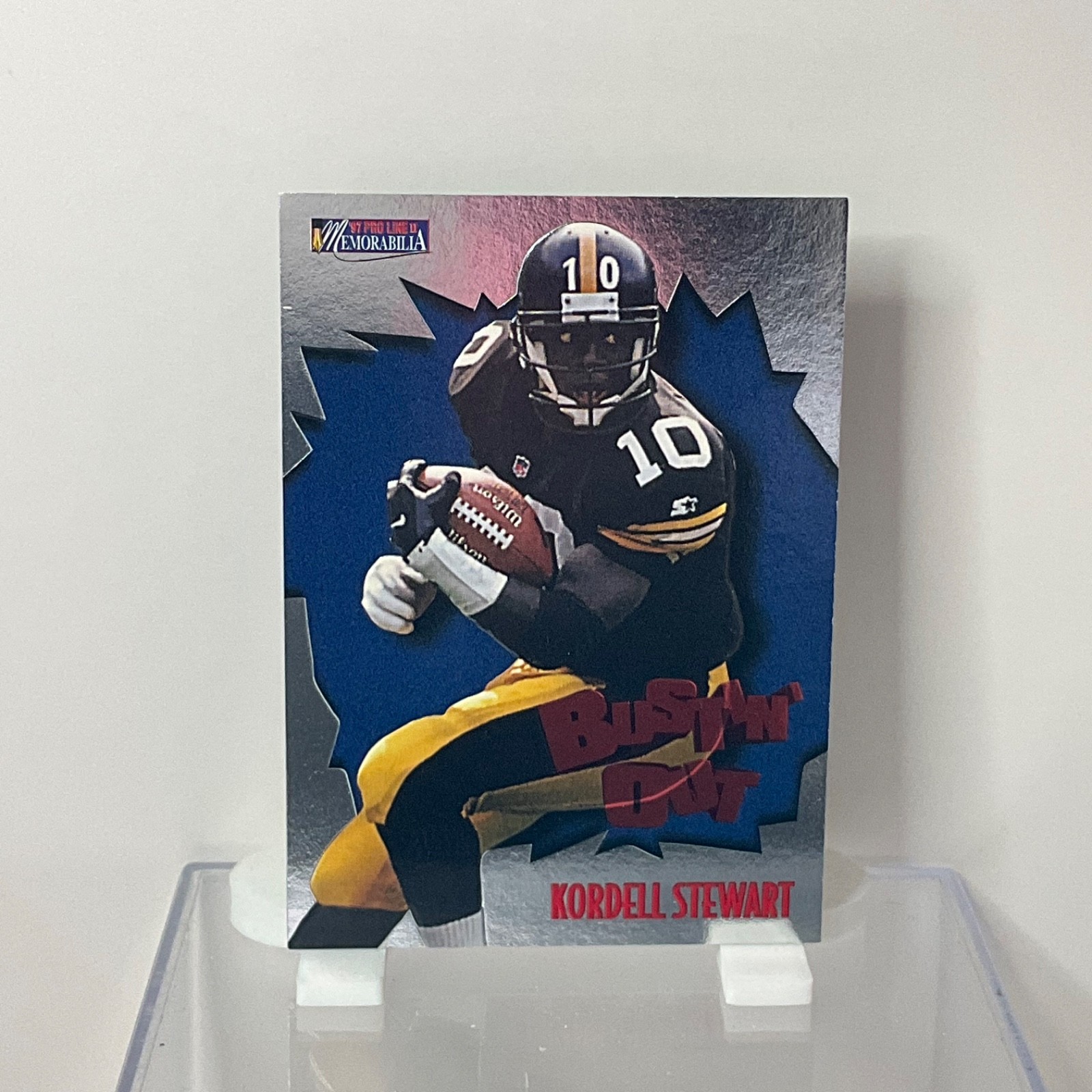1997 Pro Line II Memorabilia - Bustin\' Out Kordell Stewart #B16 1997 Pro Line II Memorabilia - Bustin\' Out Kordell Stewart #B16
