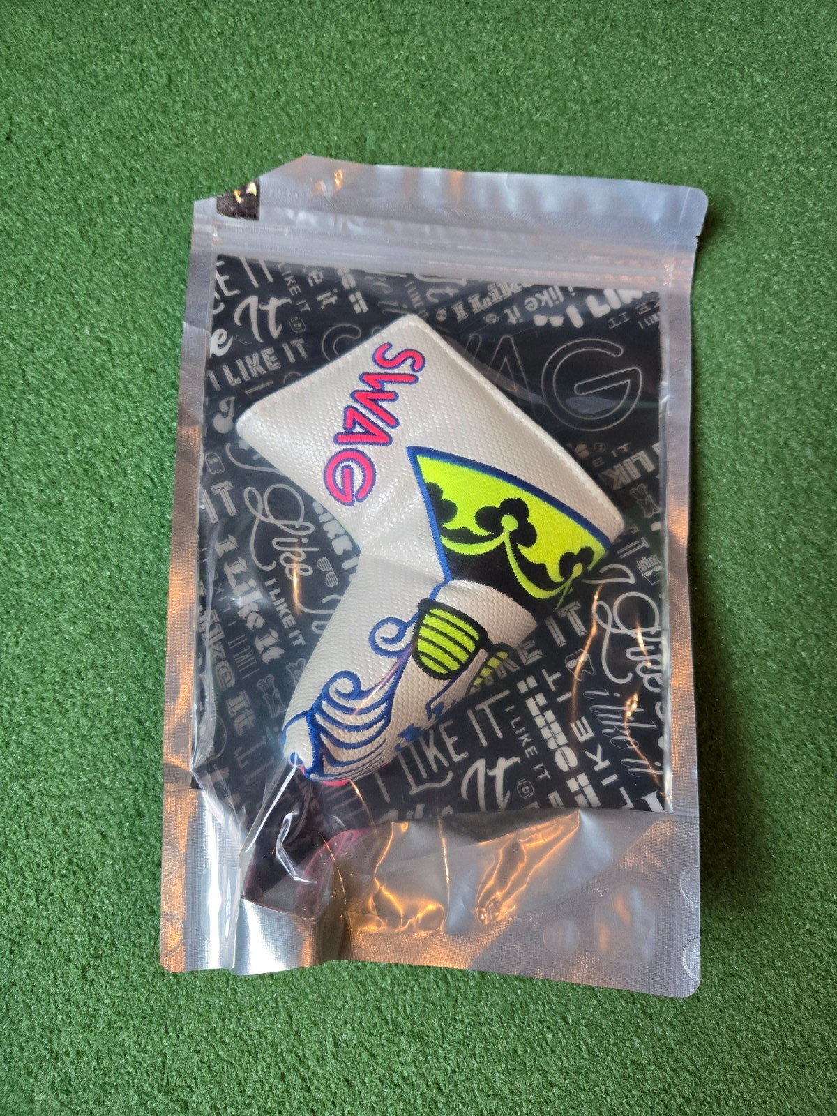 SWAG Golf Neon King blade putter cover headcover - Sealed SWAG Golf Neon King blade putter cover headcover - Sealed