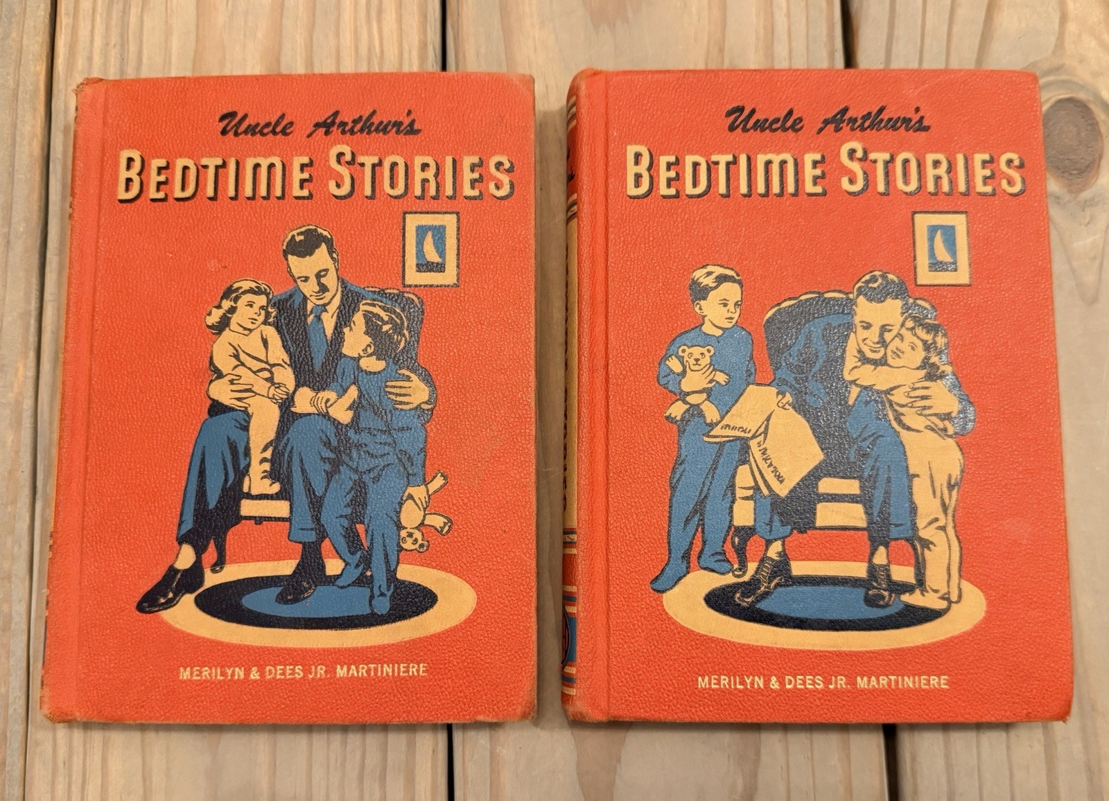 1950 Uncle Arthur’s Bedtime Stories Volumes 1 & 2 Arthur S Maxwell Hardcover