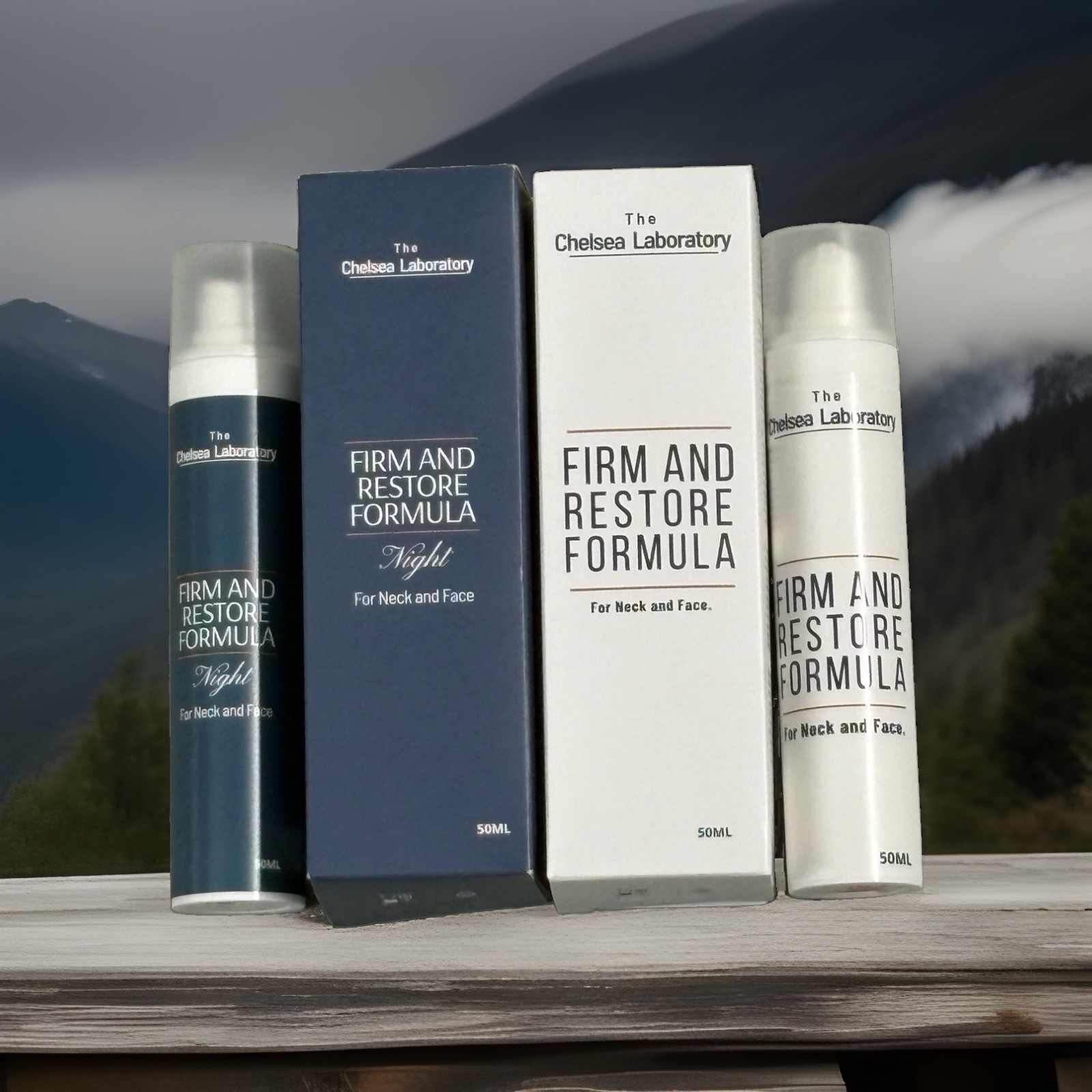 2Pk The Chelsea Laboratory Firm & Restore Formula Day And Night 50 ml Each 2Pk The Chelsea Laboratory Firm & Restore Formula Day And Night 50 ml Each