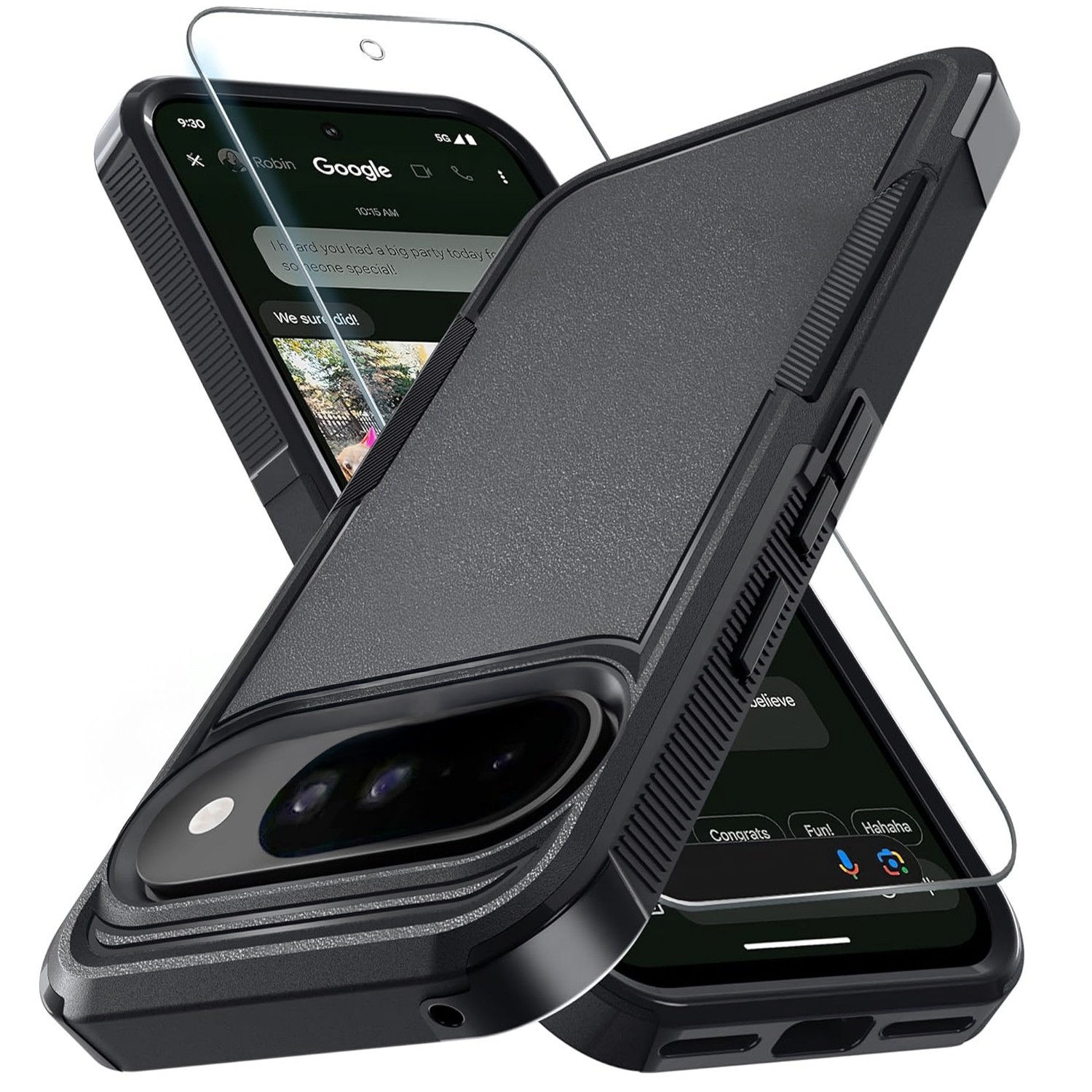 For Google Pixel 11 Pro XL Case /11 Pro/11 Cover Phone Shockproof +Screen Glass
