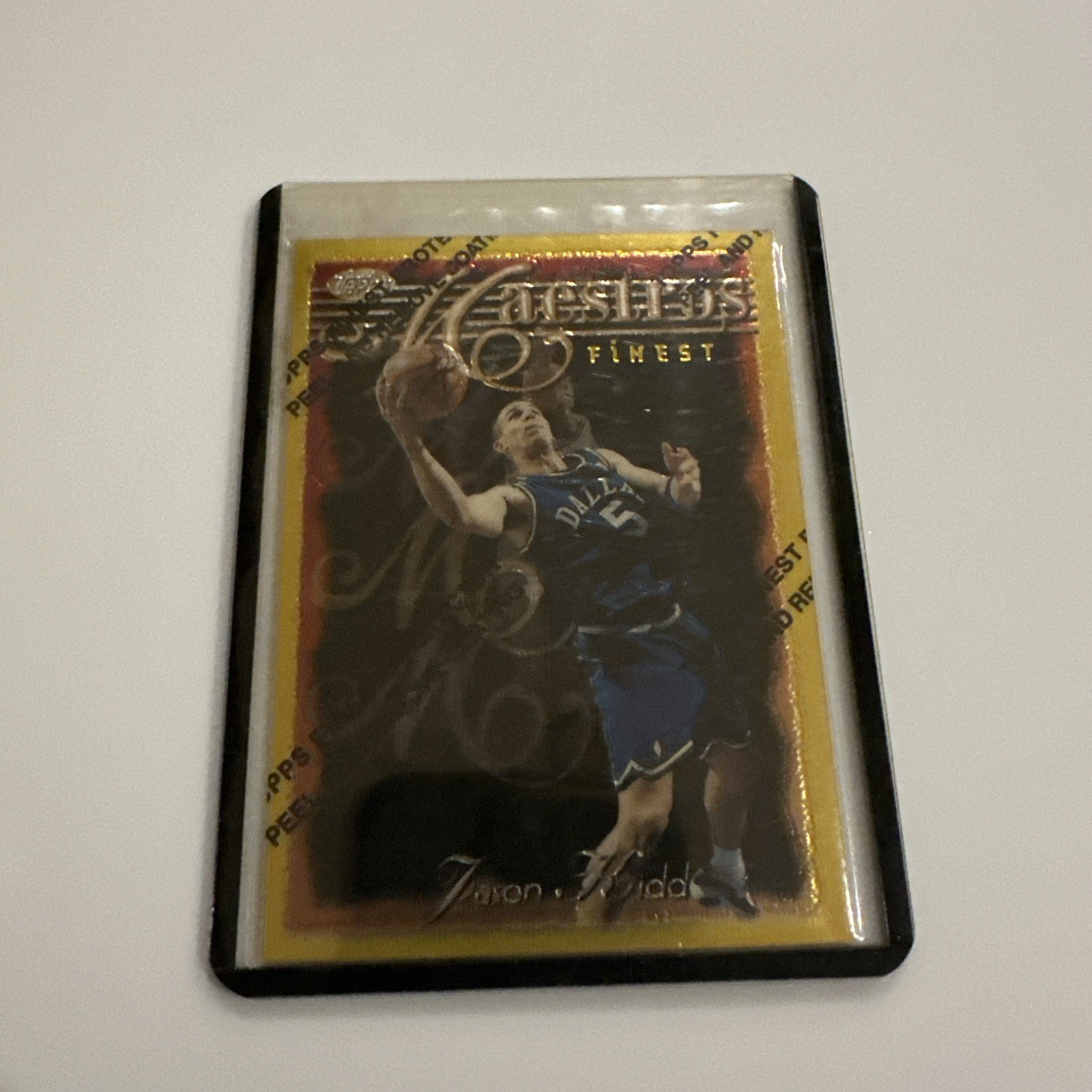1996-97 Topps Finest Jason Kidd Maestros Gold -Rare Basketball Card #135 1996-97 Topps Finest Jason Kidd Maestros Gold -Rare Basketball Card #135
