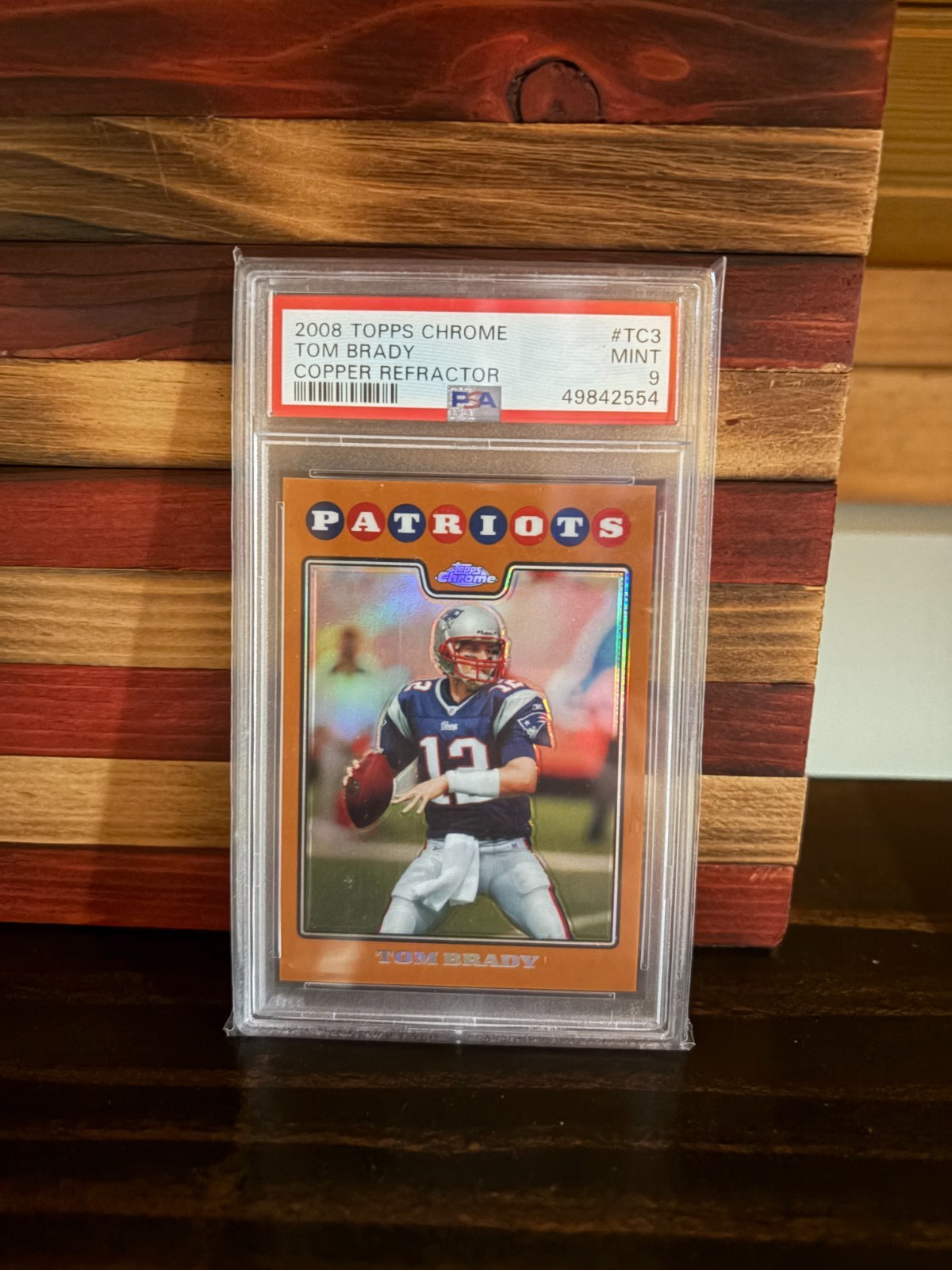 2008 Topps Chrome Copper - Tom Brady #TC3 2008 Topps Chrome Copper - Tom Brady #TC3