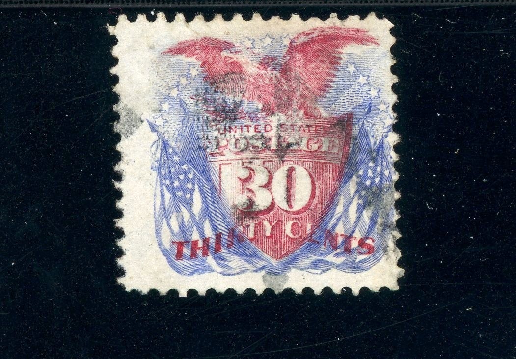 Scott 121 Used FVF US 1869 Pictorial SCV $450