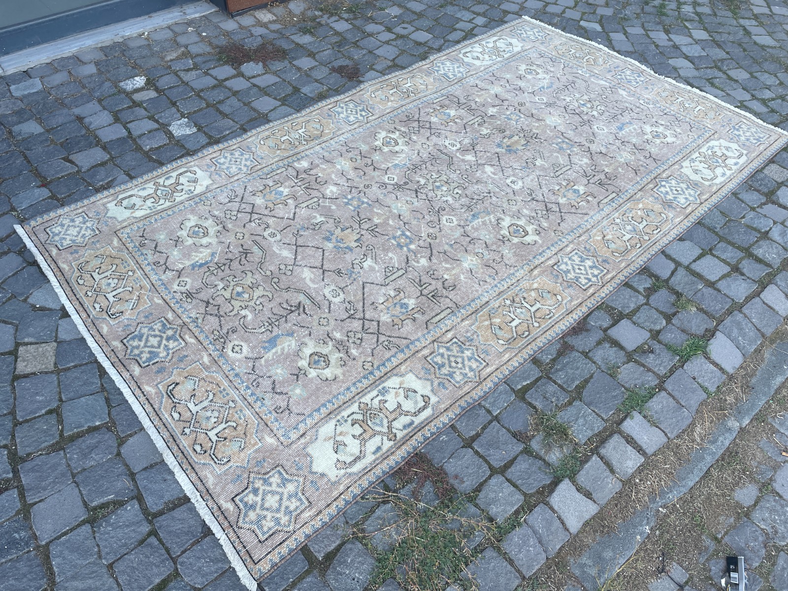 Turkish Vintage Rug, Handmade Wool Rug, Bohemian Large Rug, 4,8 x 8,3 ft Turkish Vintage Rug, Handmade Wool Rug, Bohemian Large Rug, 4,8 x 8,3 ft