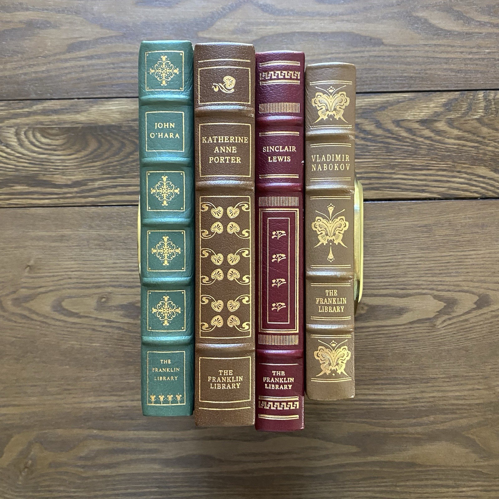 Ohara Porter Lewis Nabokov Franklin Library Leather Bound Lot of 4  F3