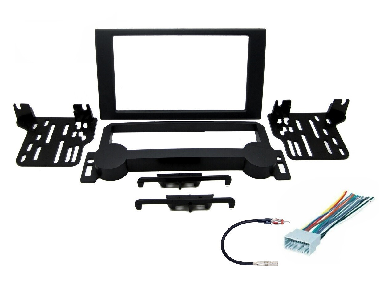 Double DIN Car Stereo Dash Kit Combo for Select 2004 to 2010 Chrysler Dodge Jeep Double DIN Car Stereo Dash Kit Combo for Select 2004 to 2010 Chrysler Dodge Jeep