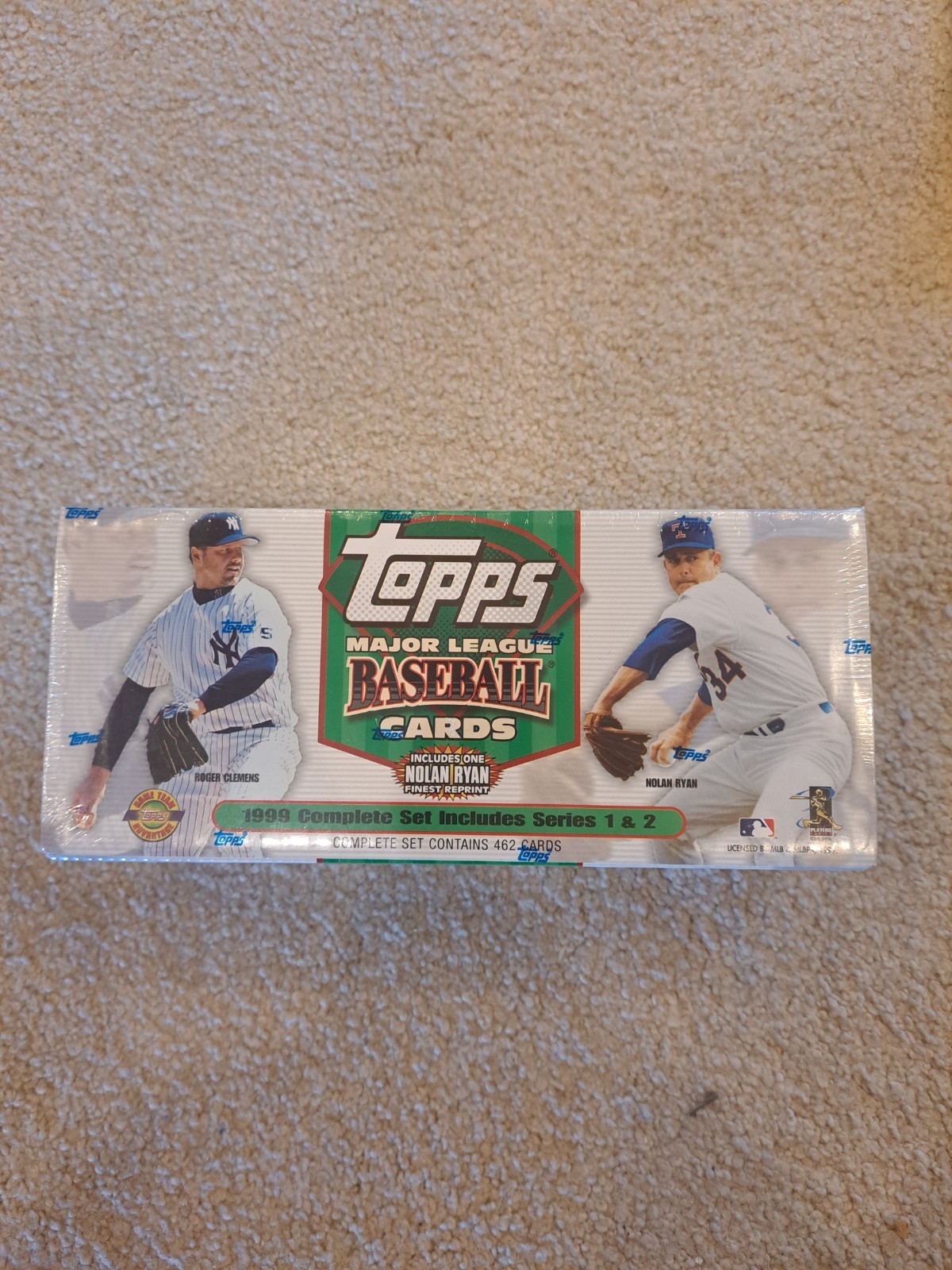 1999 Topps Hobby Factory Set Sealed, Includes 1 Topps Finest Nolan Ryan Reprint 1999 Topps Hobby Factory Set Sealed, Includes 1 Topps Finest Nolan Ryan Reprint