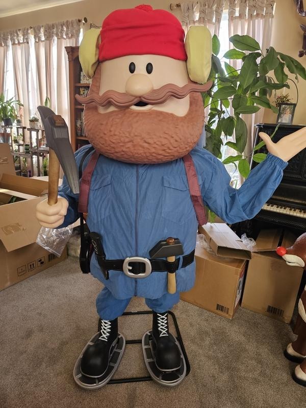6 Ft Yukon Cornelius Animatronic Yard Decor Rudolph The Red-nosed Reindeer