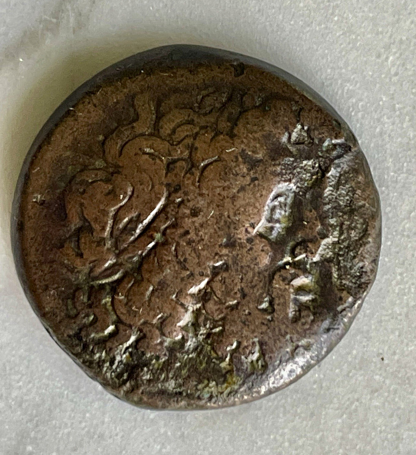 Ancient Ptolemaic Egyptian Bronze Coin – Zeus-Ammon & Eagle – c. 3rd Century BC