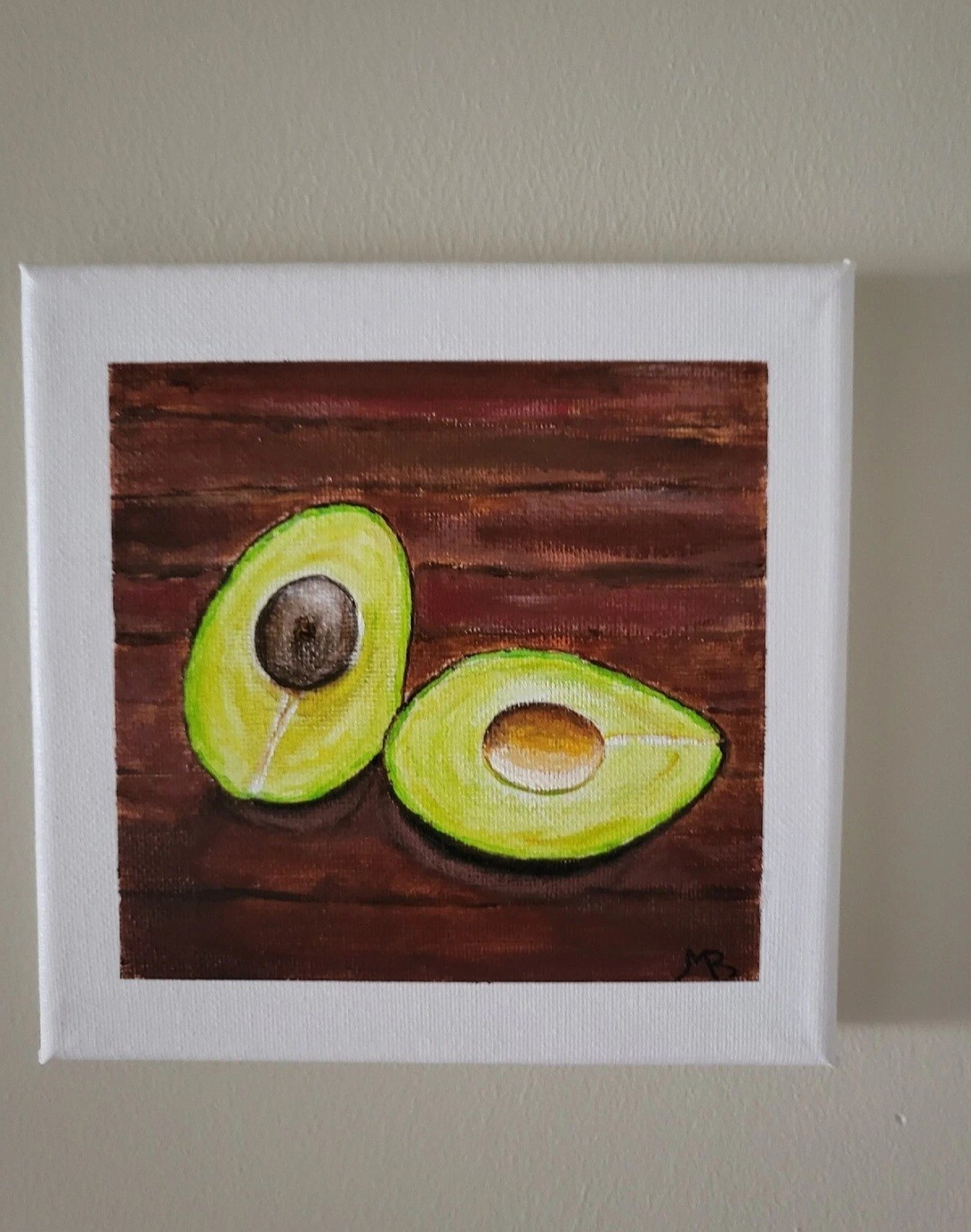 original painting avocado hand painted art still life fruits original painting avocado hand painted art still life fruits