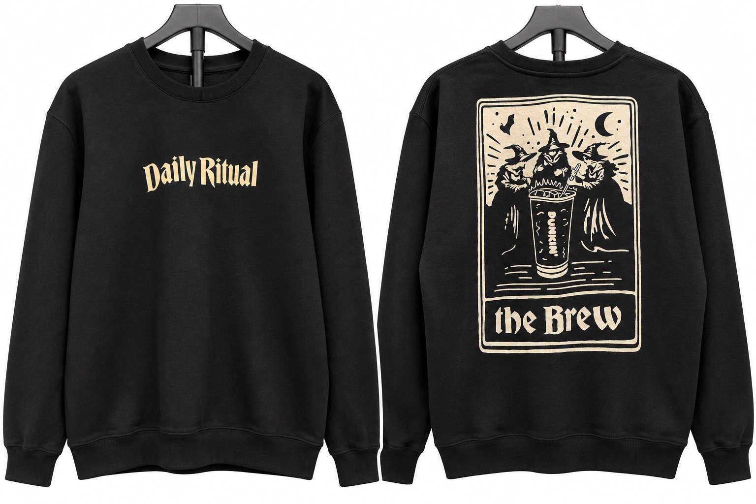 PRESALE Dunkin Halloween 2026 Daily Ritual The Brew Sweatshirt Salem RARE