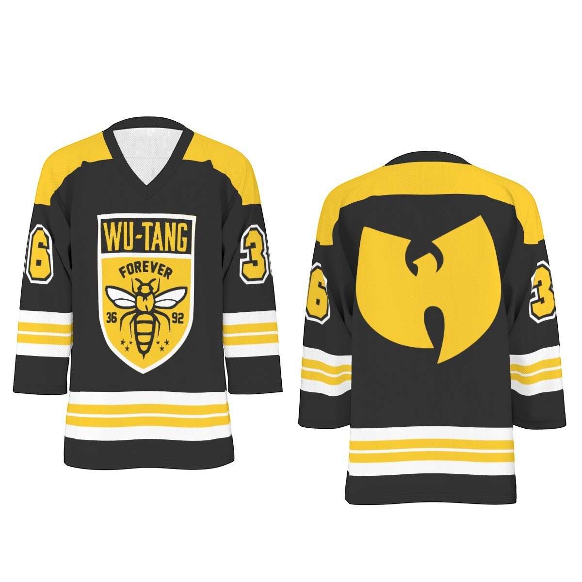 Wu-Tang Unisex V-neck Hockey Jersey