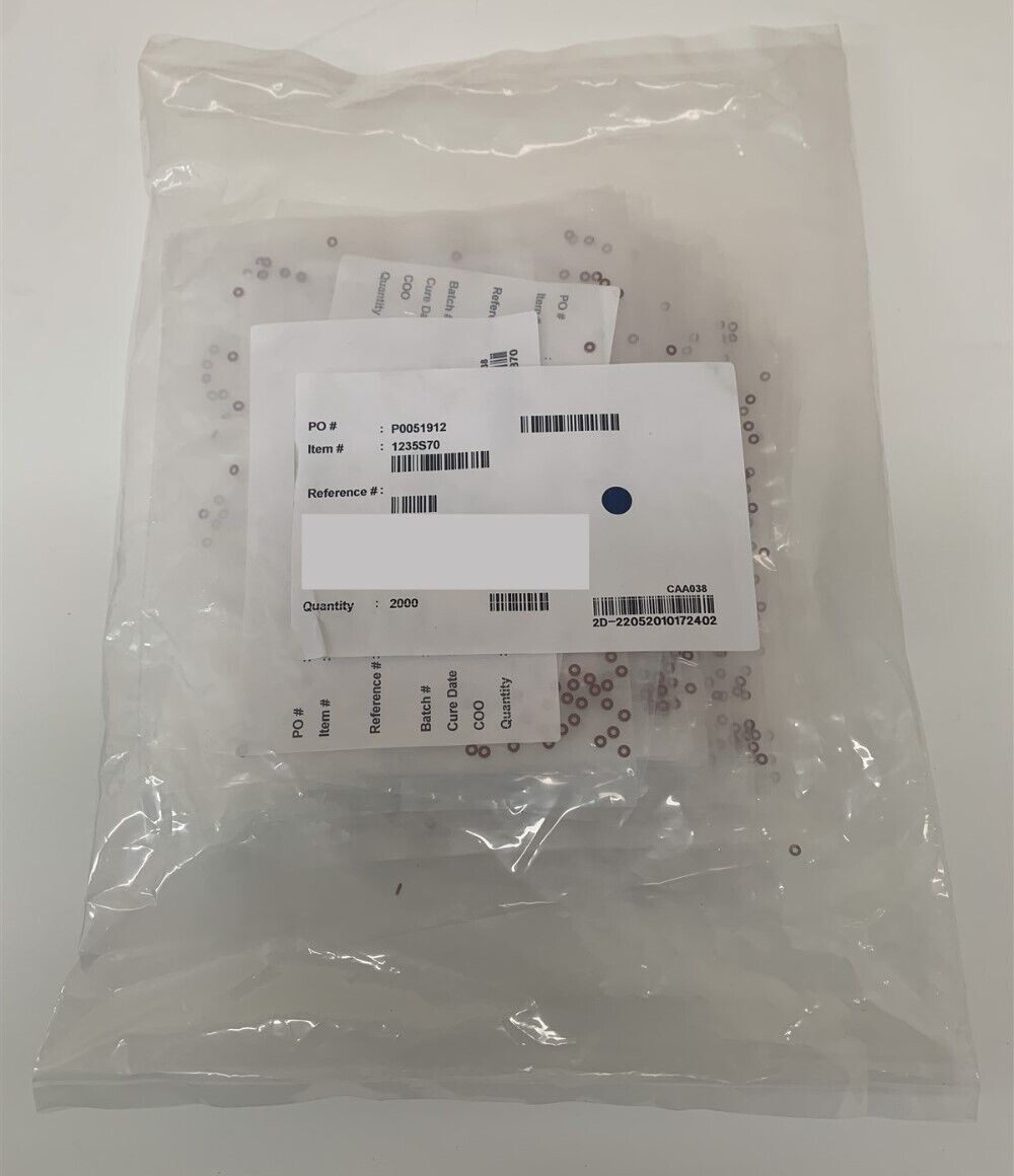 (Lot of 2,000) Unbranded 1235S70 O-Rings