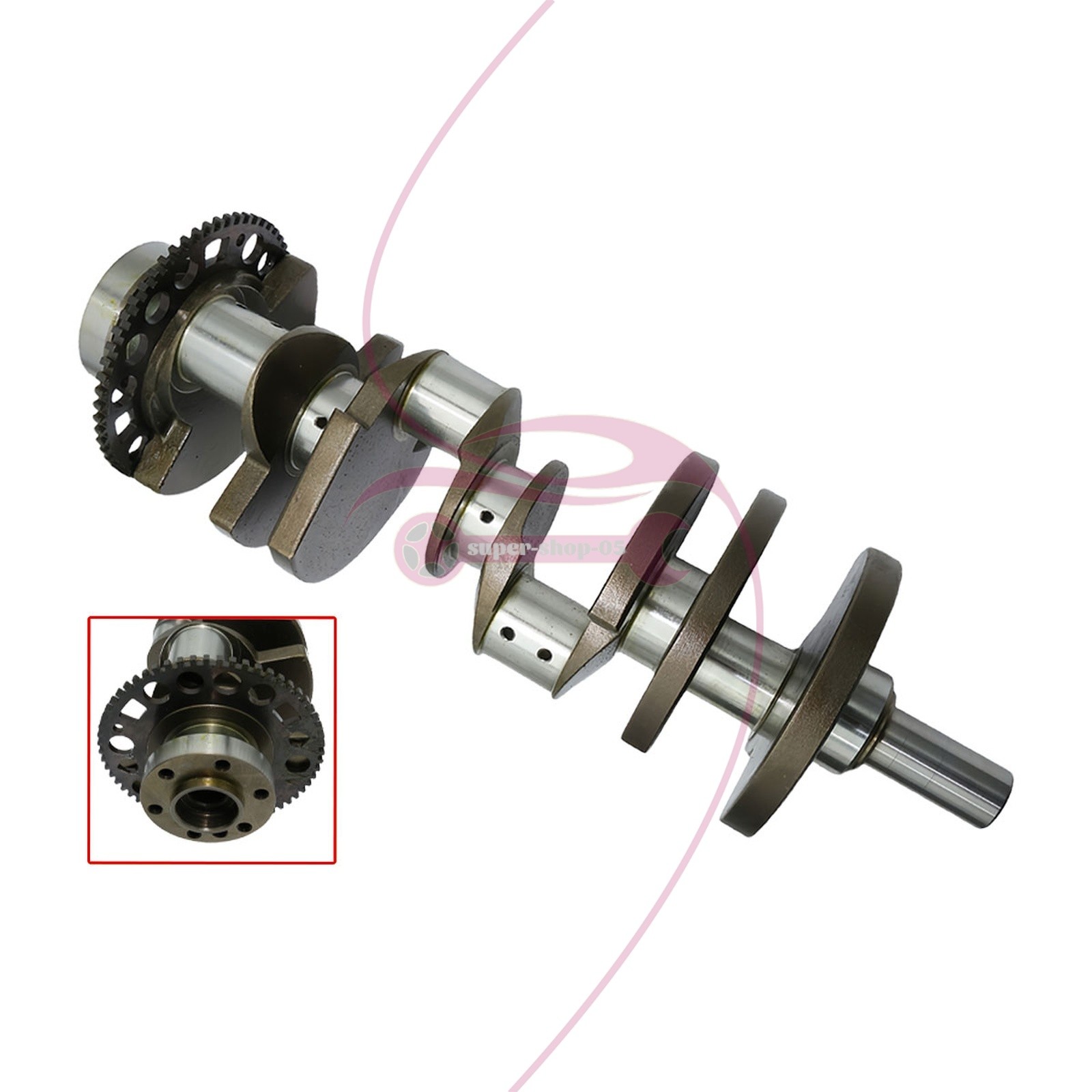 For GM Chevrolet 5.3L 6.0L 6.2L LS GEN IV 12552216 58X Tooth Complete Crankshaft