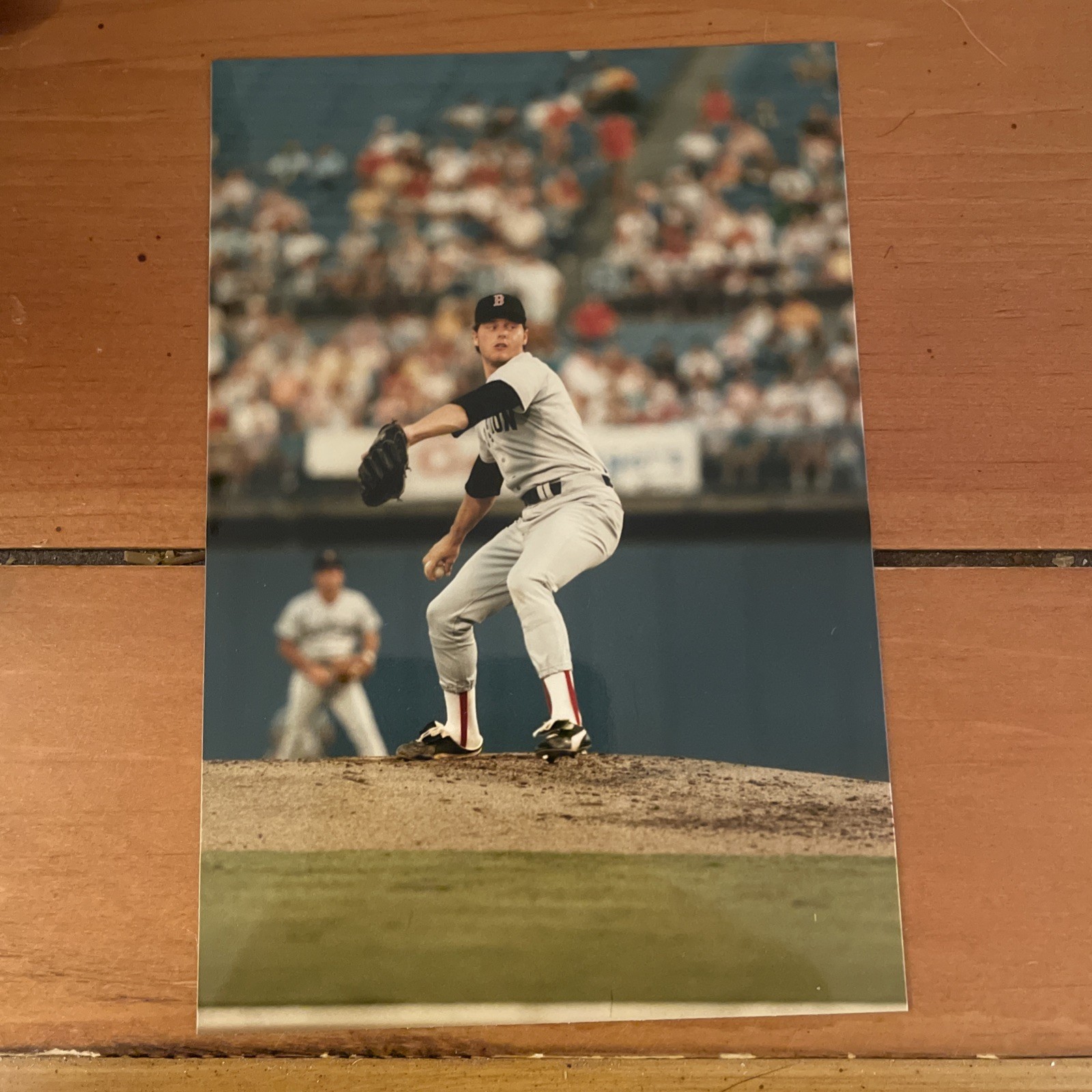 Roger Clemens, Boston Red Sox, 3 3/4 X 5 Snapshot Photo, Type 1, 1986 Roger Clemens, Boston Red Sox, 3 3/4 X 5 Snapshot Photo, Type 1, 1986
