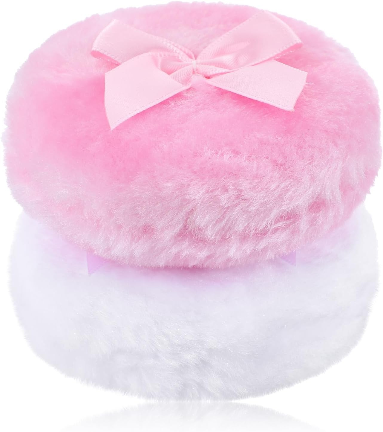 2Pcs Large Fluffy Powder Puff, 3.5 Inch Soft Body Powder Puff Washable Reusable 2Pcs Large Fluffy Powder Puff, 3.5 Inch Soft Body Powder Puff Washable Reusable