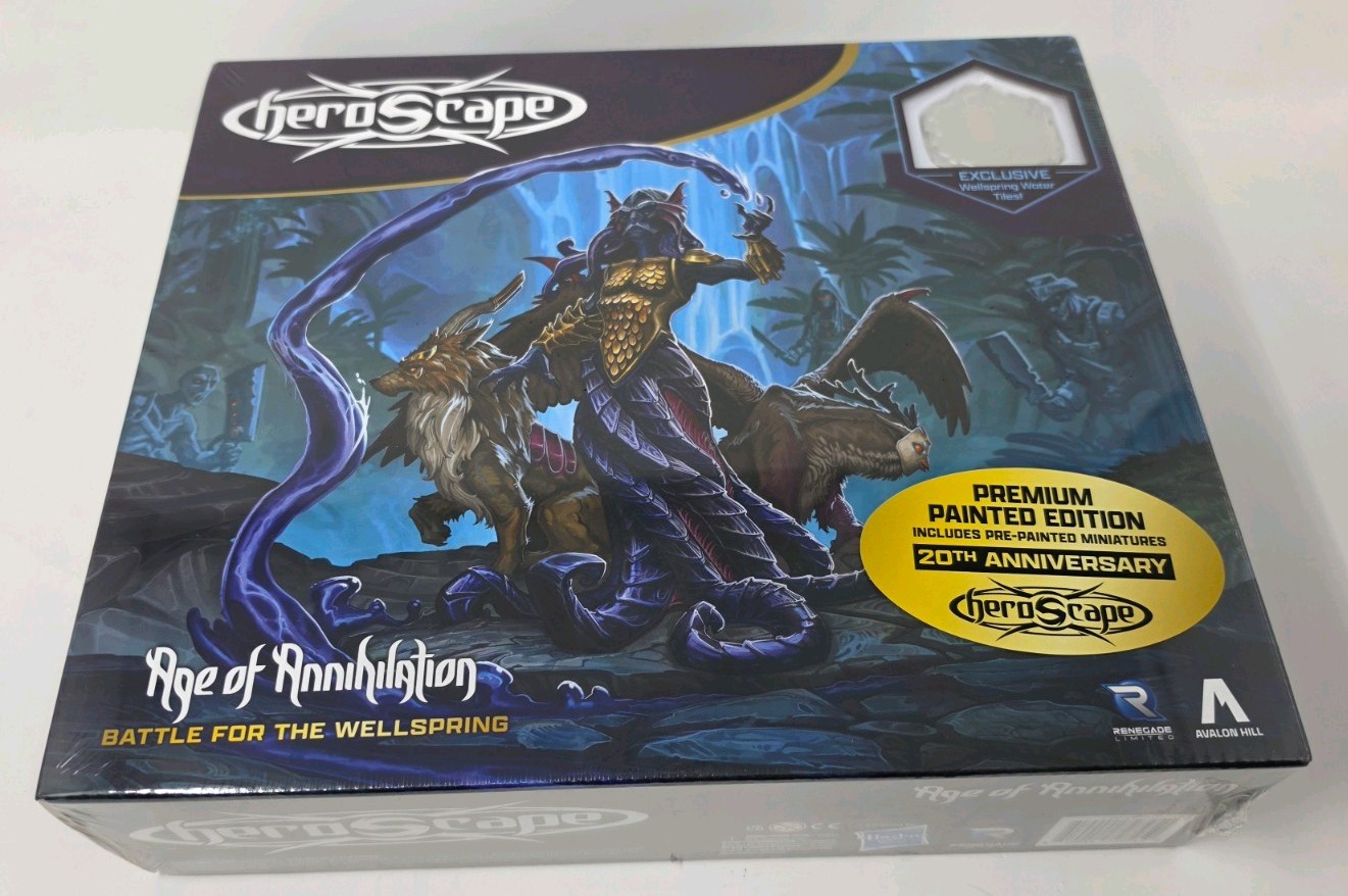 Heroscape: Battle for the Wellspring Battle Box Premium Painted Edition New Heroscape: Battle for the Wellspring Battle Box Premium Painted Edition New