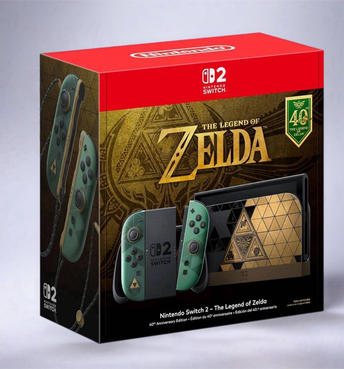PRESALE — NINTENDO SWITCH 2 THE LEGEND OF ZELDA 40TH ANNIVERSARY EDITION CONSOLE