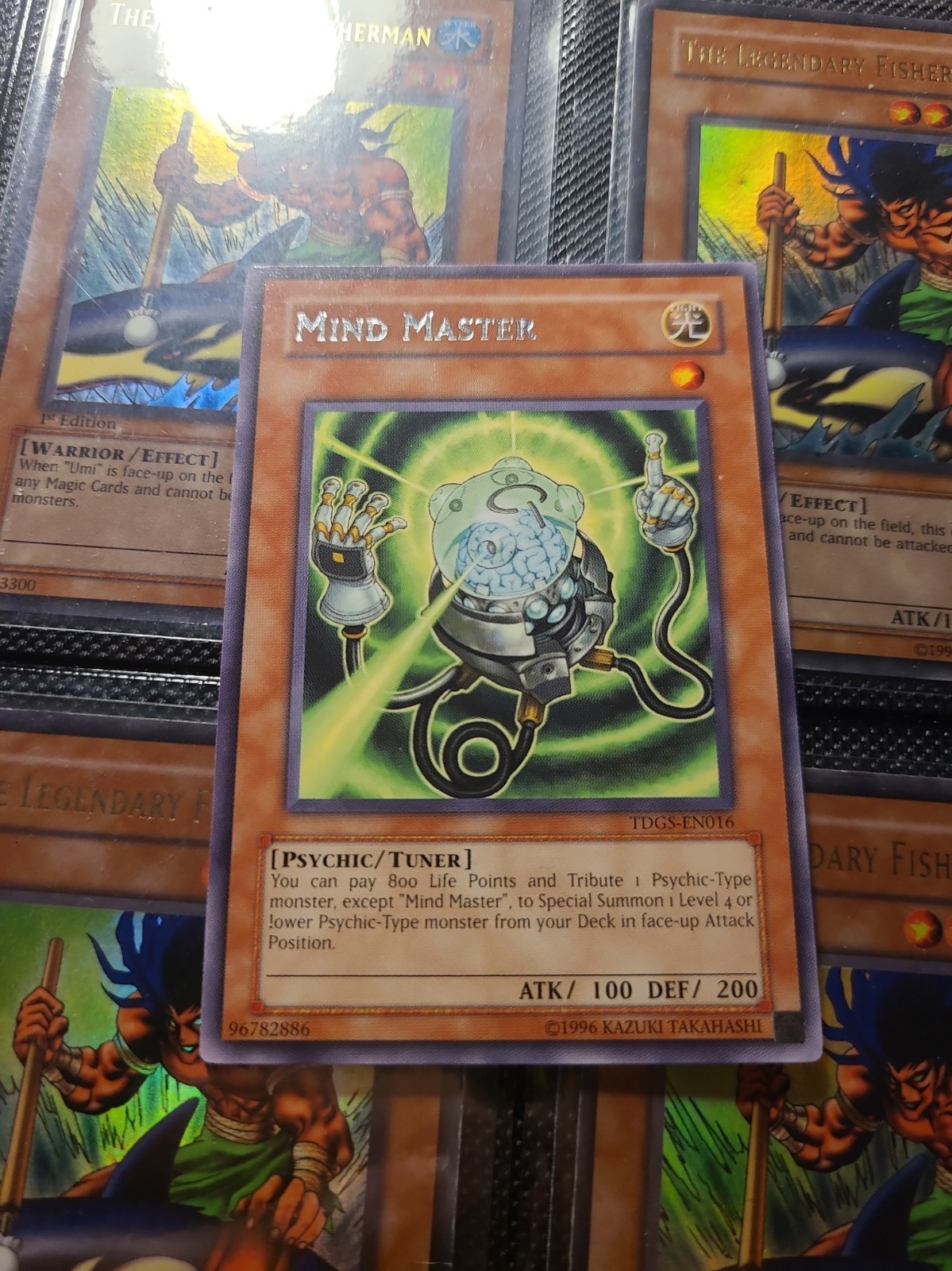 Lightly Played Yugioh Mind Master TDGS-EN016 Unlimited Edition Rare