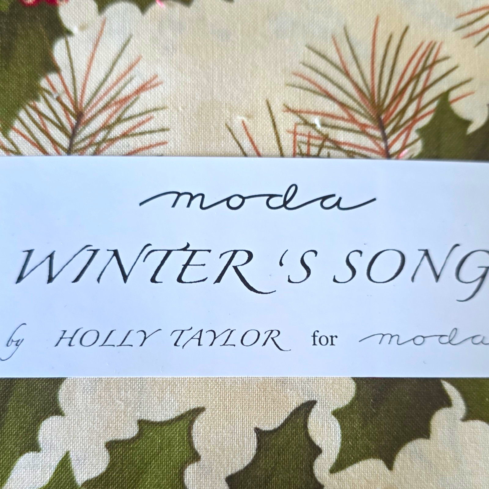 Moda Winter\'s Song Charm Pack HTF OOP Quilting Holly Taylor 4 charm packs Moda Winter\'s Song Charm Pack HTF OOP Quilting Holly Taylor 4 charm packs