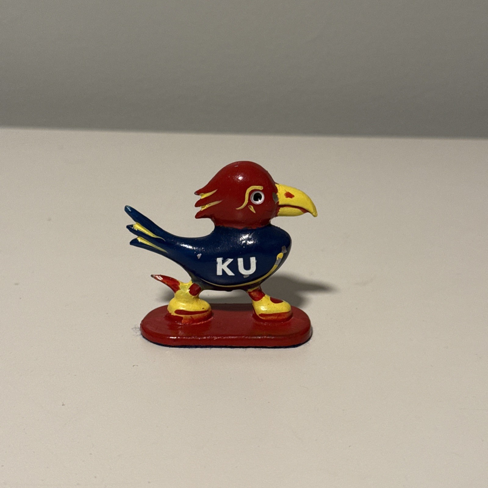 Vintage University of Kansas KU Jayhawk Metal Paperweight Downing Casting Co. Vintage University of Kansas KU Jayhawk Metal Paperweight Downing Casting Co.