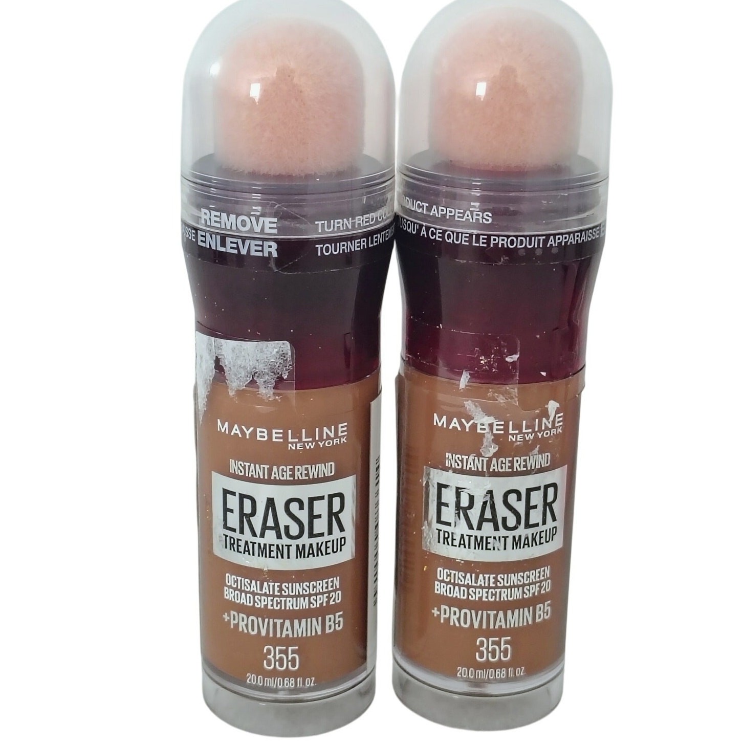 2 Maybelline Instant Age Rewind Eraser Treatment Makeup 355Sunscreen SPF20 12/25