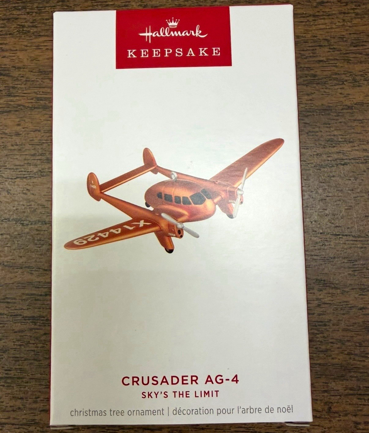 Hallmark Keepsake Sky's the Limit Crusader AG-4 Airplane Hanging Ornament 2026 Hallmark Keepsake Sky's the Limit Crusader AG-4 Airplane Hanging Ornament 2026