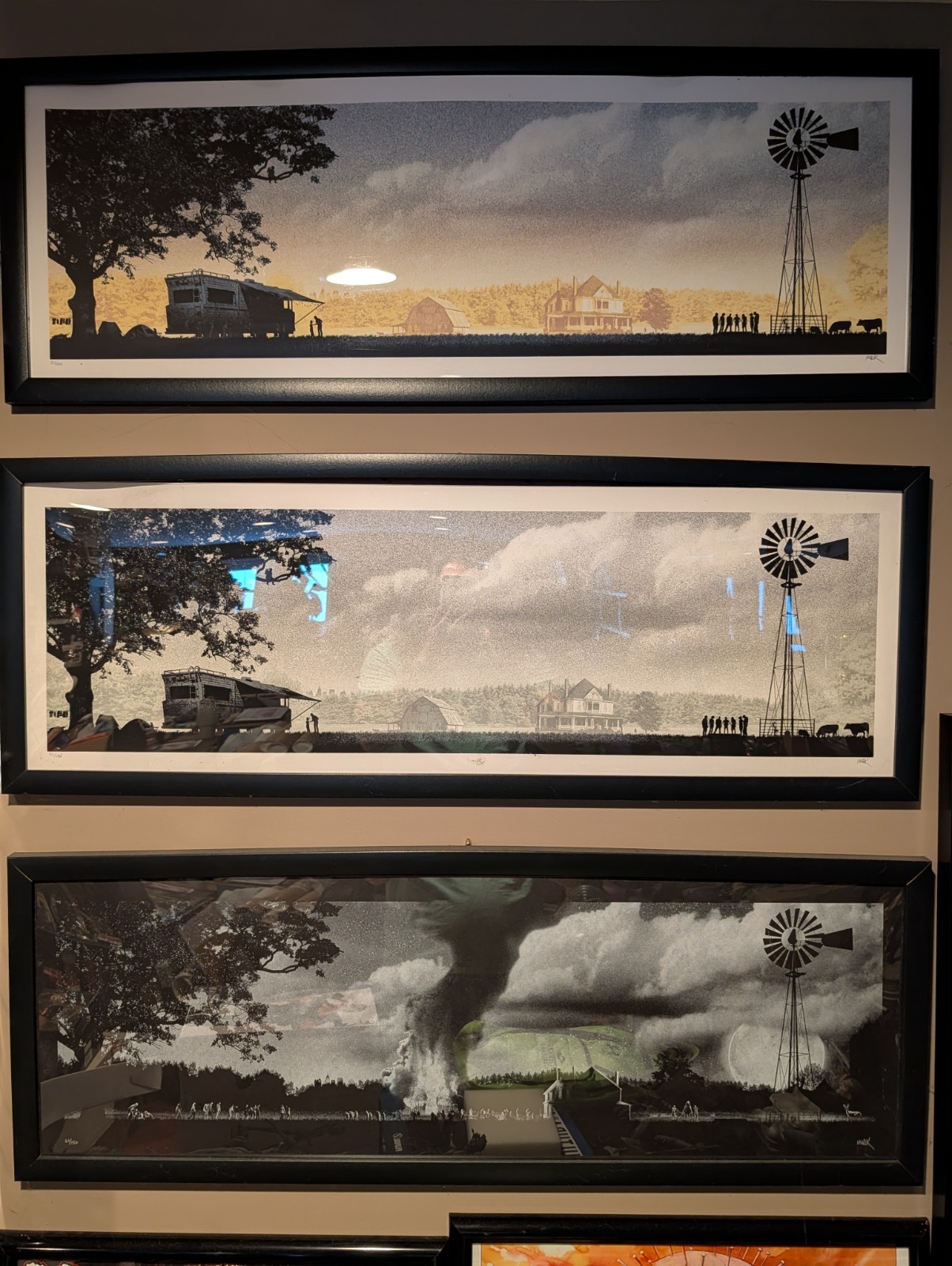 Englert WALKING DEAD 12x36 Art Print All Variants This Is My Farm # Matching Set Englert WALKING DEAD 12x36 Art Print All Variants This Is My Farm # Matching Set
