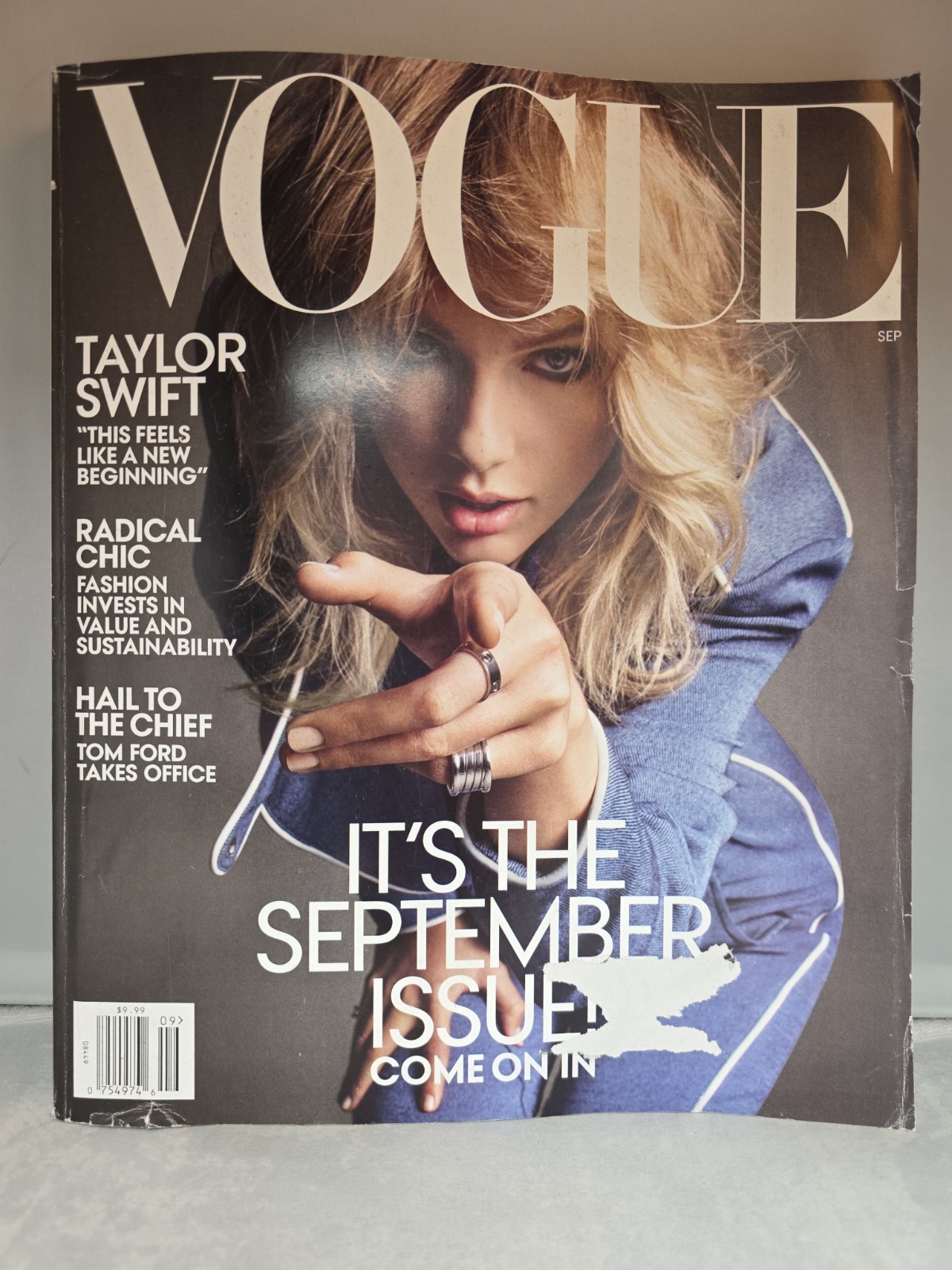 Vogue Magazine September 2019 Taylor Swift Cover Good Condition Vogue Magazine September 2019 Taylor Swift Cover Good Condition
