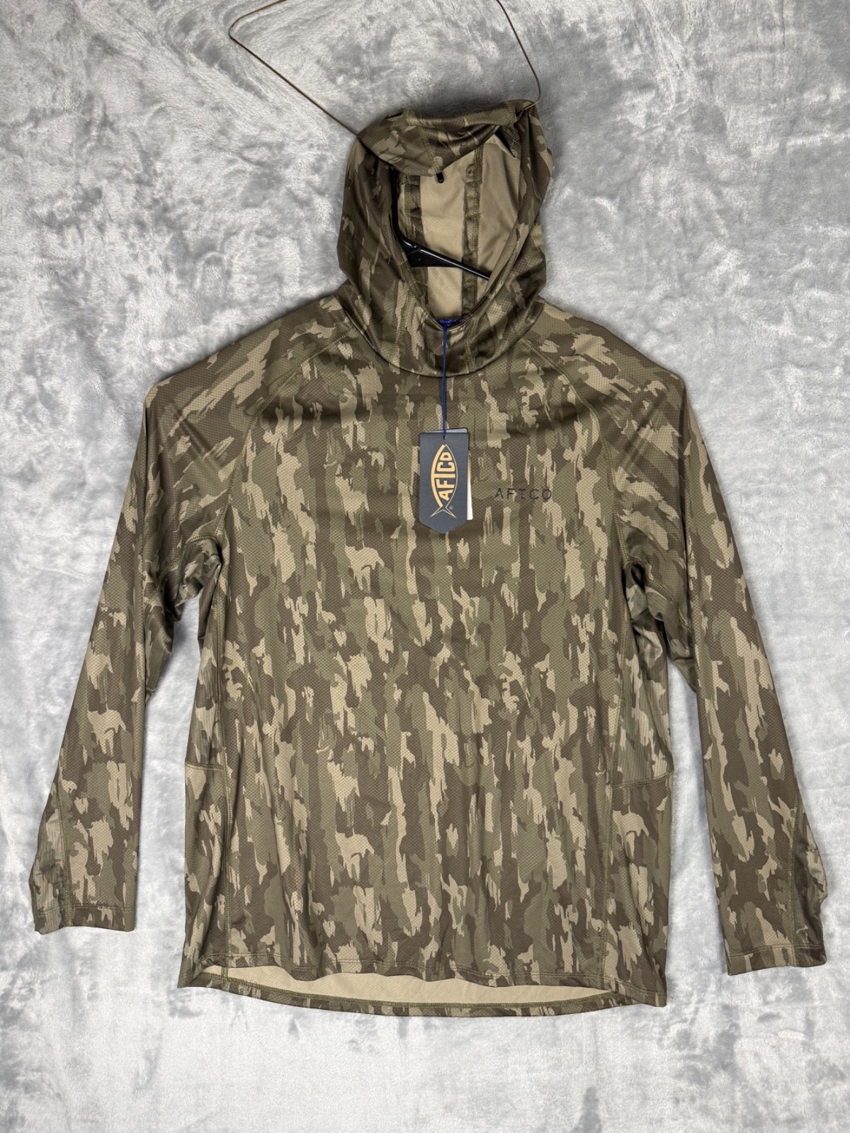 AFTCO Adapt Tactical Performance Hoodie Men\'s Large Camo NEW